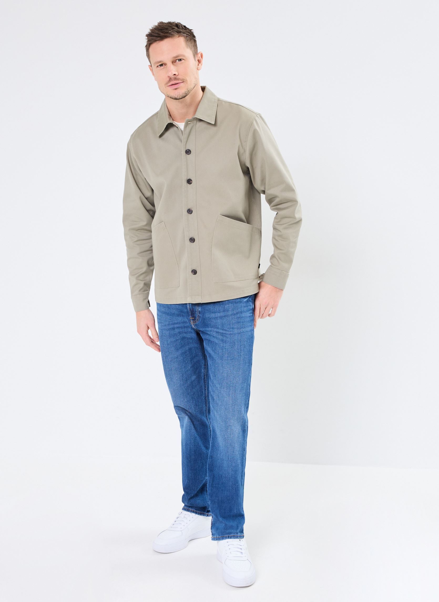 Camisas SDOSSIE OVERSHIRT hombre verde SOLID Camisas SDOSSIE OVERSHIRT hombre verde LAUREL OAK