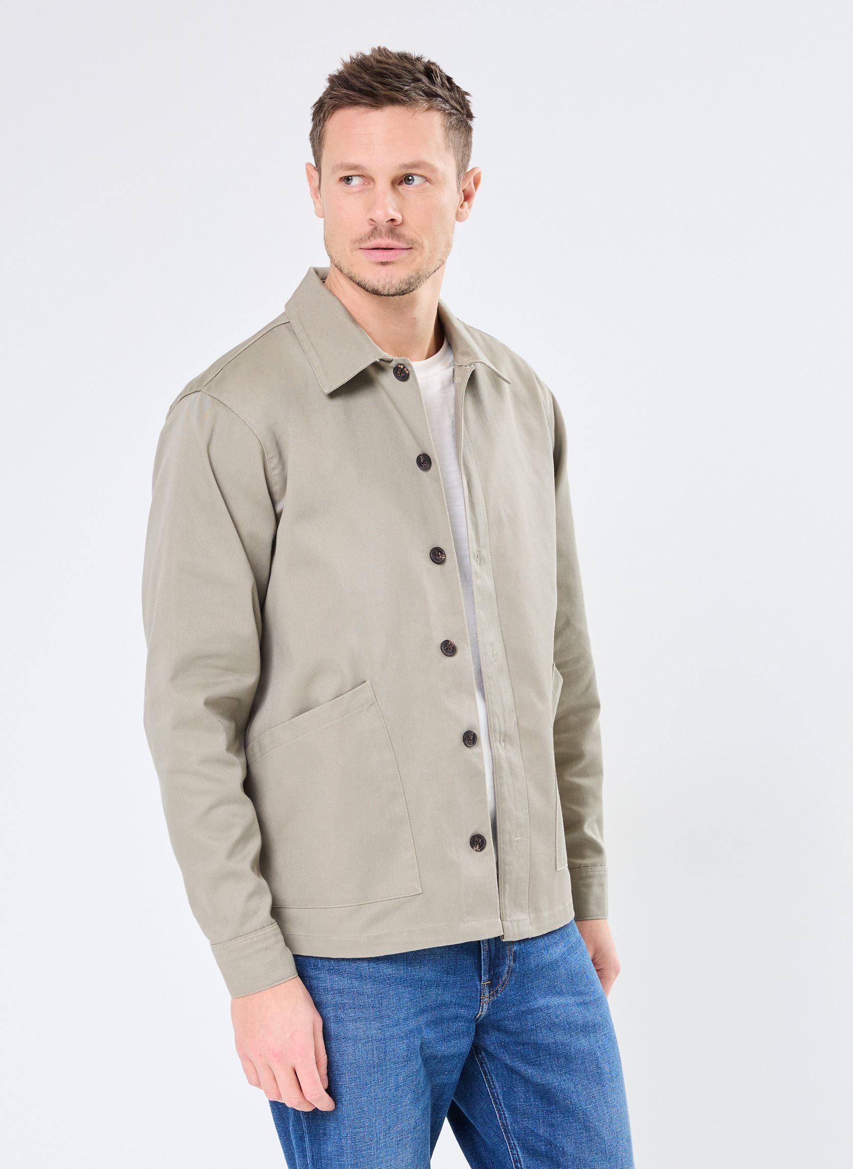 Camisas SDOSSIE OVERSHIRT hombre verde SOLID Camisas SDOSSIE OVERSHIRT hombre verde LAUREL OAK
