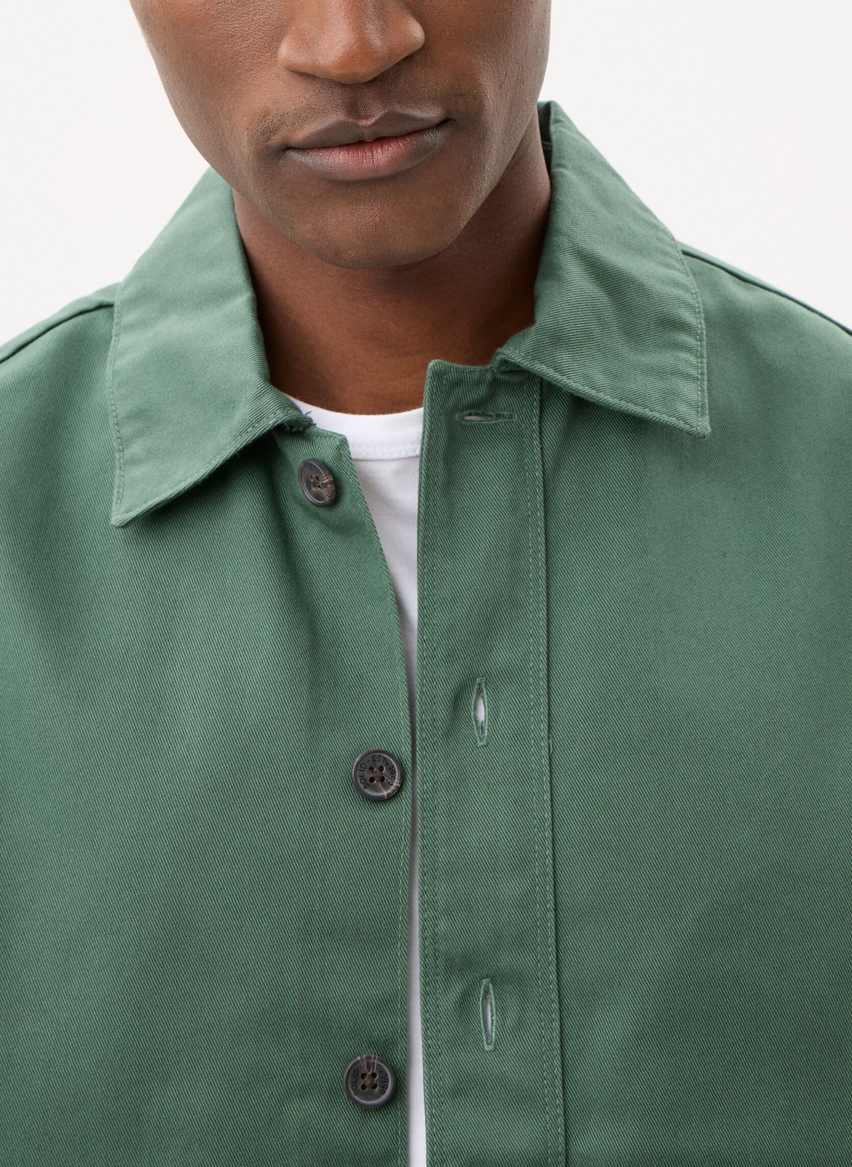 Hemden SDOSSIE OVERSHIRT herren grün SOLID Hemden SDOSSIE OVERSHIRT herren grün CILANTRO