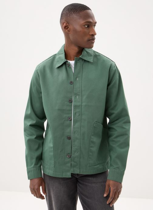 SOLID Chemises SDOSSIE OVERSHIRT homme vert