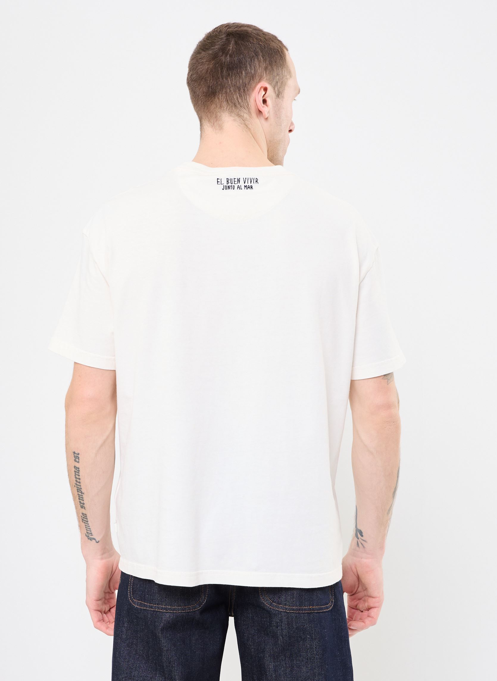 Kurzarm-T-Shirts SDORVIN herren weiß SOLID Kurzarm-T-Shirts SDORVIN herren weiß OFF WHITE