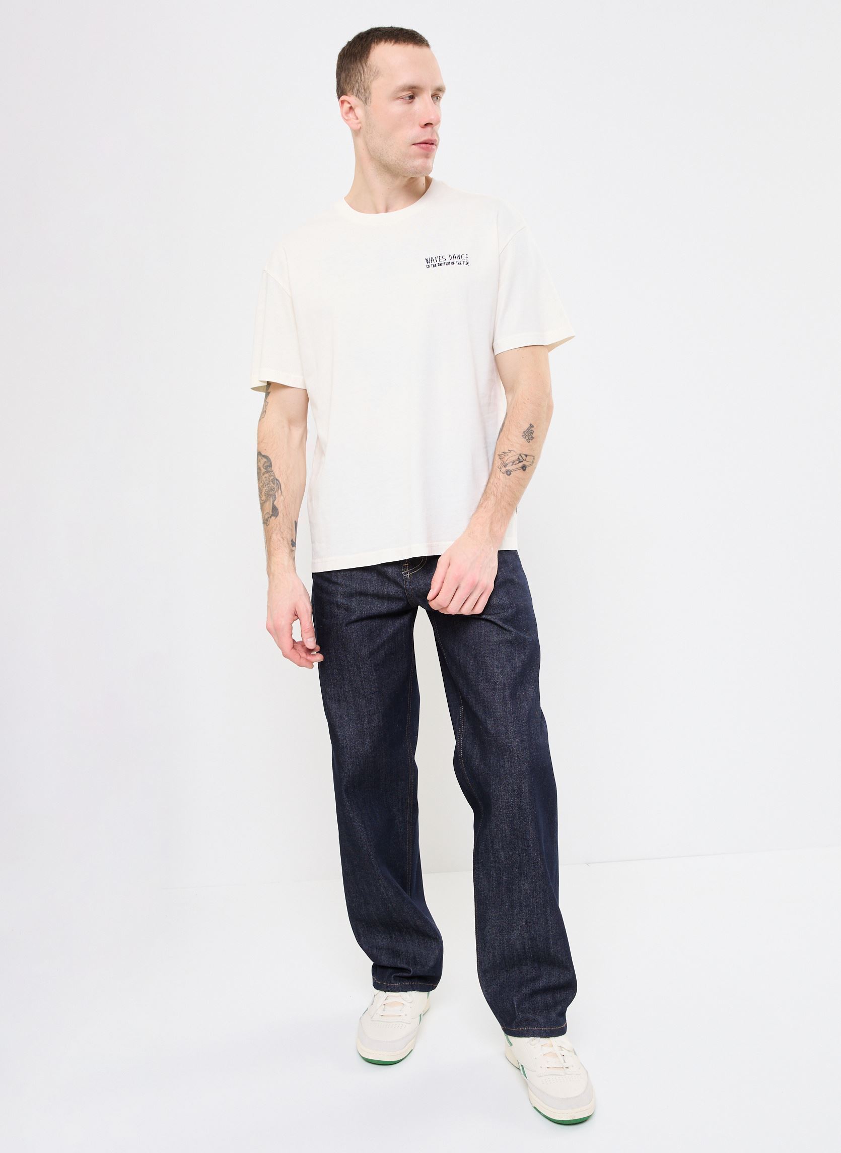 Tee-shirts manches courtes SDOBERON homme blanc SOLID Tee-shirts manches courtes SDOBERON homme blanc OFF WHITE