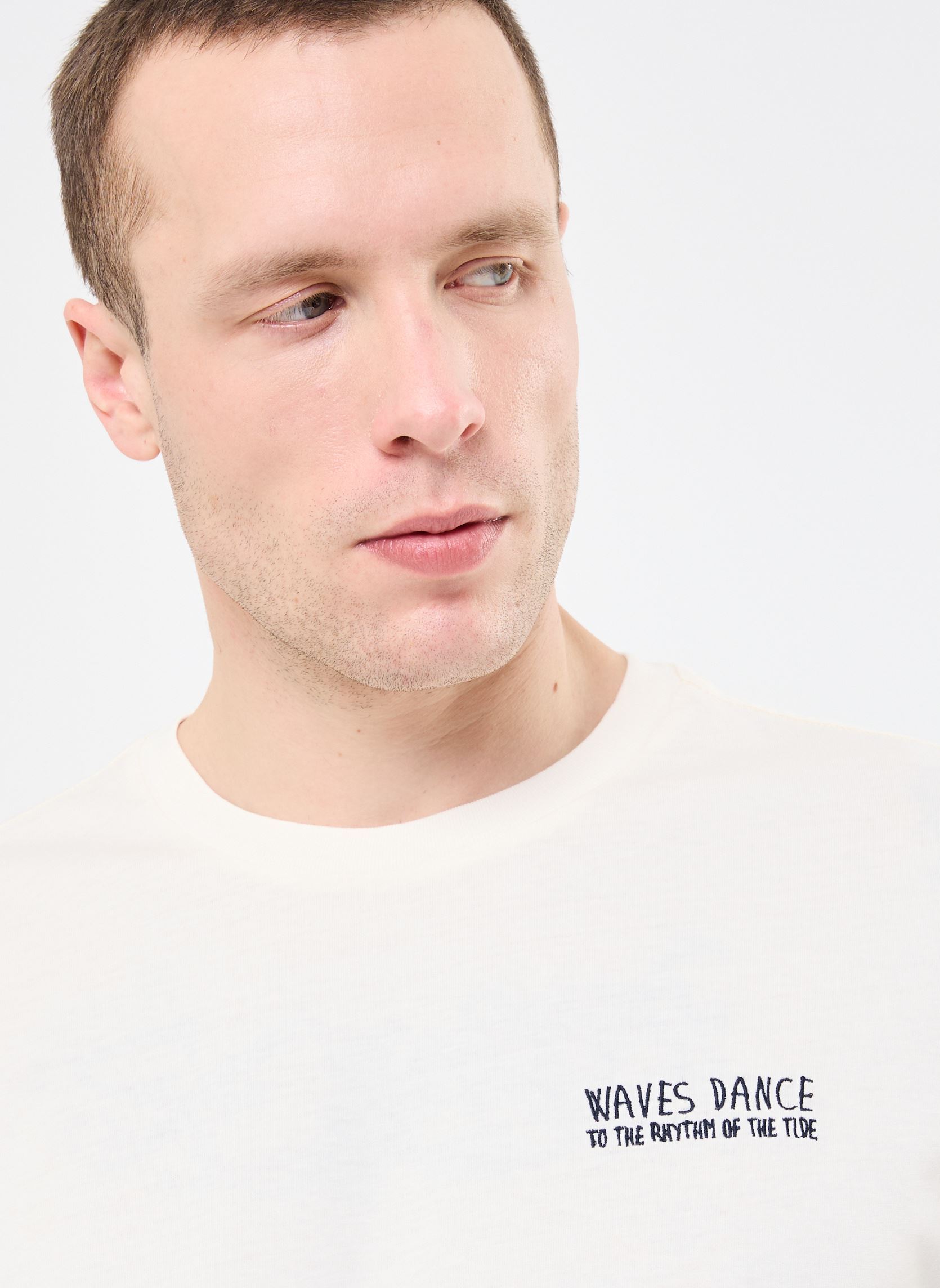 Tee-shirts manches courtes SDOBERON homme blanc SOLID Tee-shirts manches courtes SDOBERON homme blanc OFF WHITE