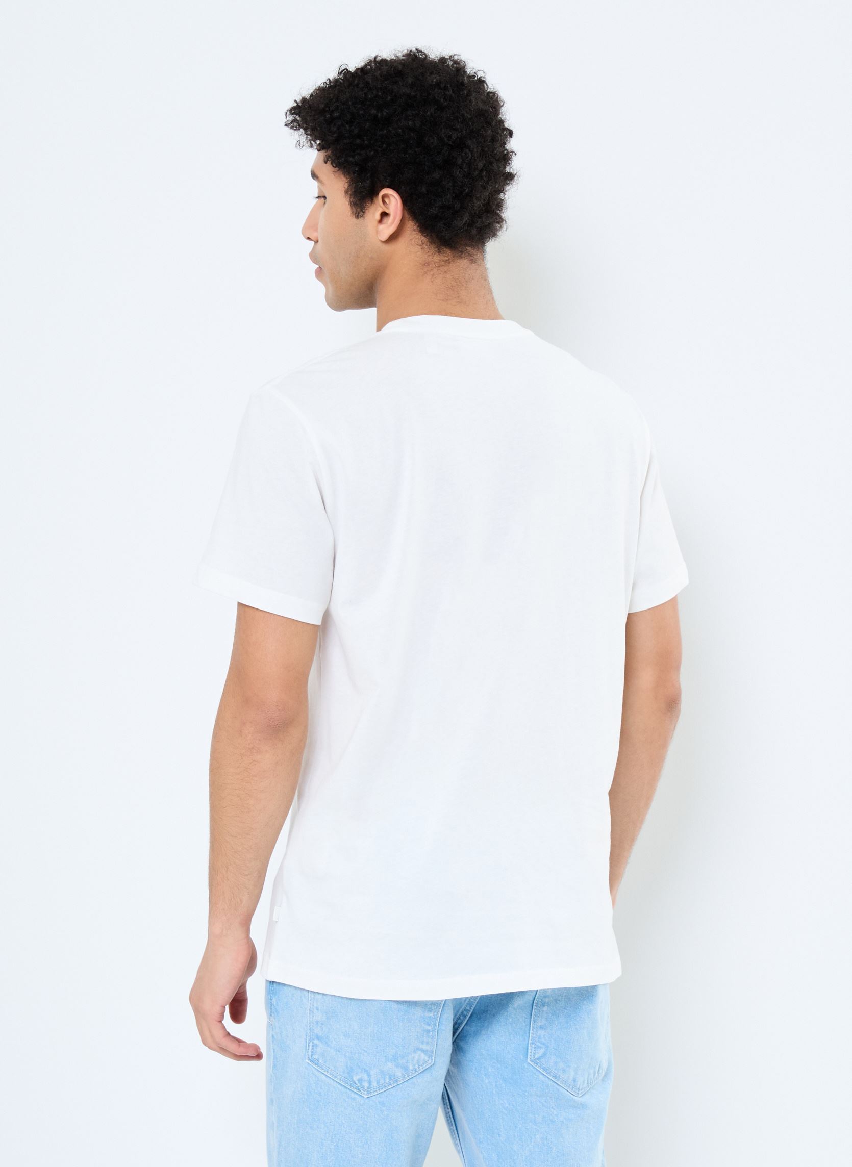 Tee-shirts manches courtes SDODELL homme blanc SOLID Tee-shirts manches courtes SDODELL homme blanc OFF WHITE