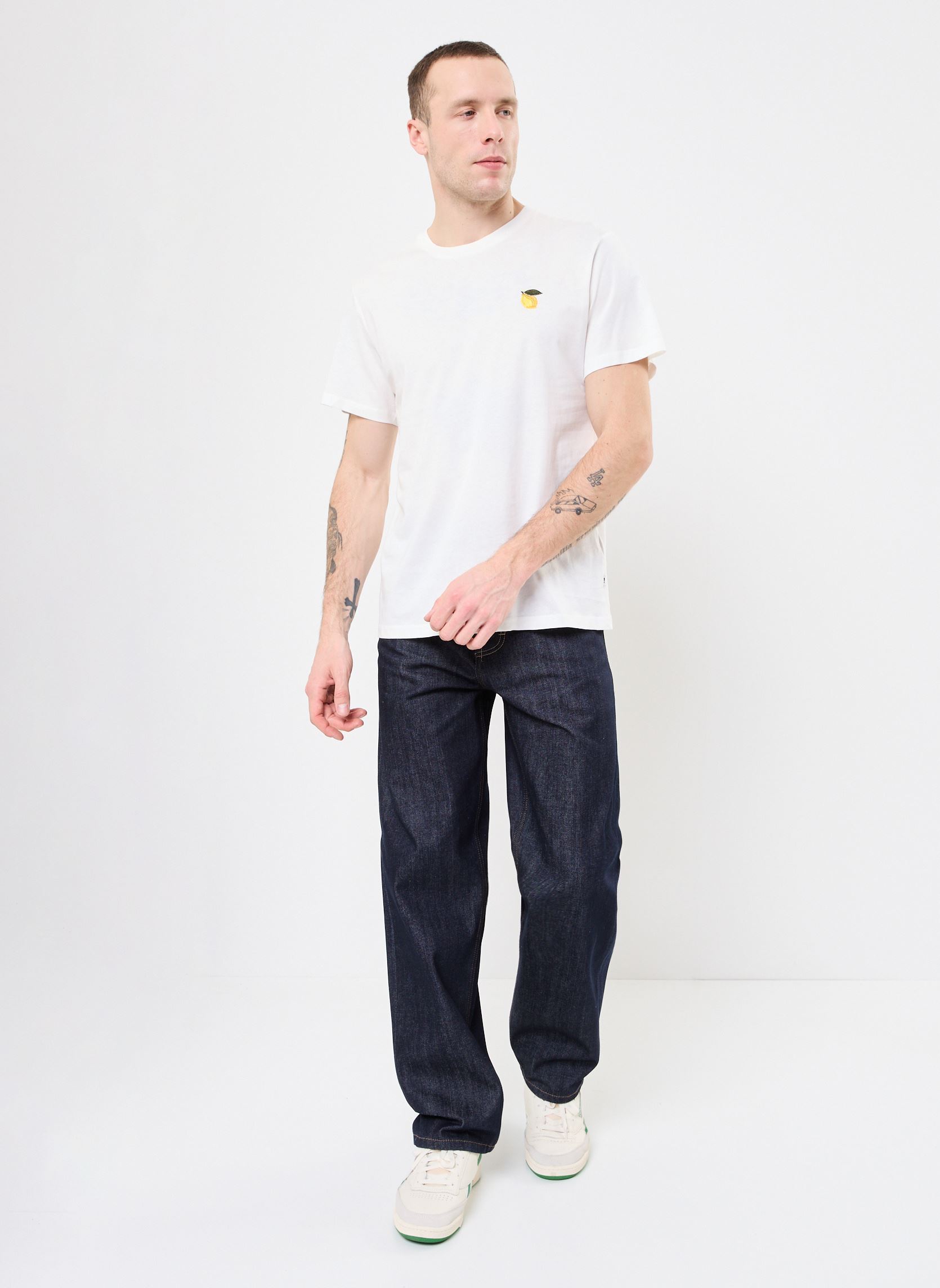 Tee-shirts manches courtes SDOWENS homme blanc SOLID Tee-shirts manches courtes SDOWENS homme blanc OFF WHITE