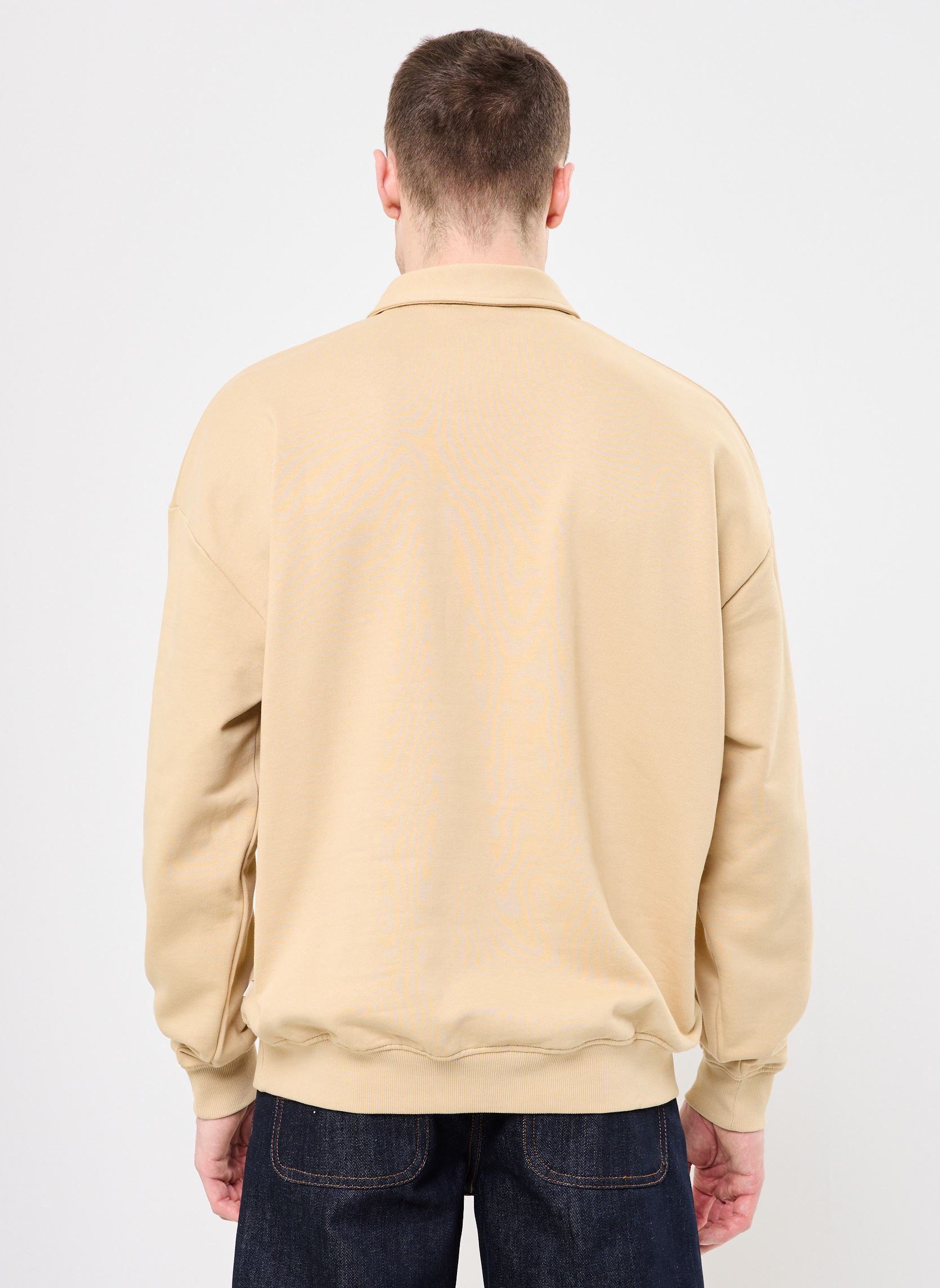 Sweatshirts SDOWNEY heren beige SOLID Sweatshirts SDOWNEY heren beige CURDS & WHEY