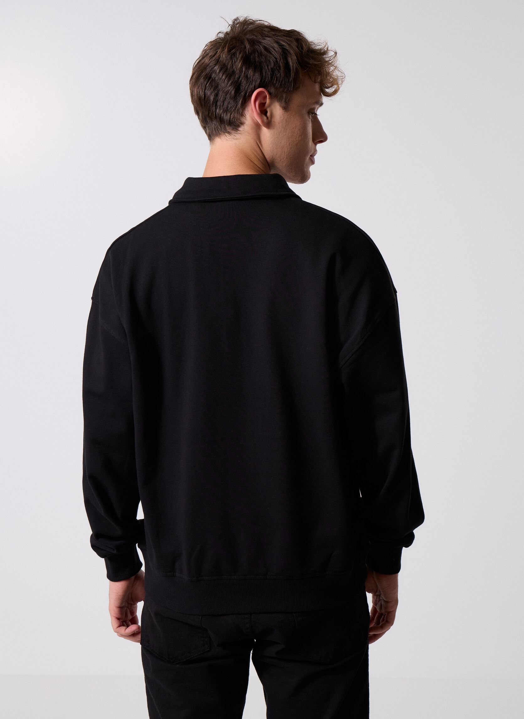 Sweatshirts SDOWNEY heren zwart SOLID Sweatshirts SDOWNEY heren zwart TRUE BLACK