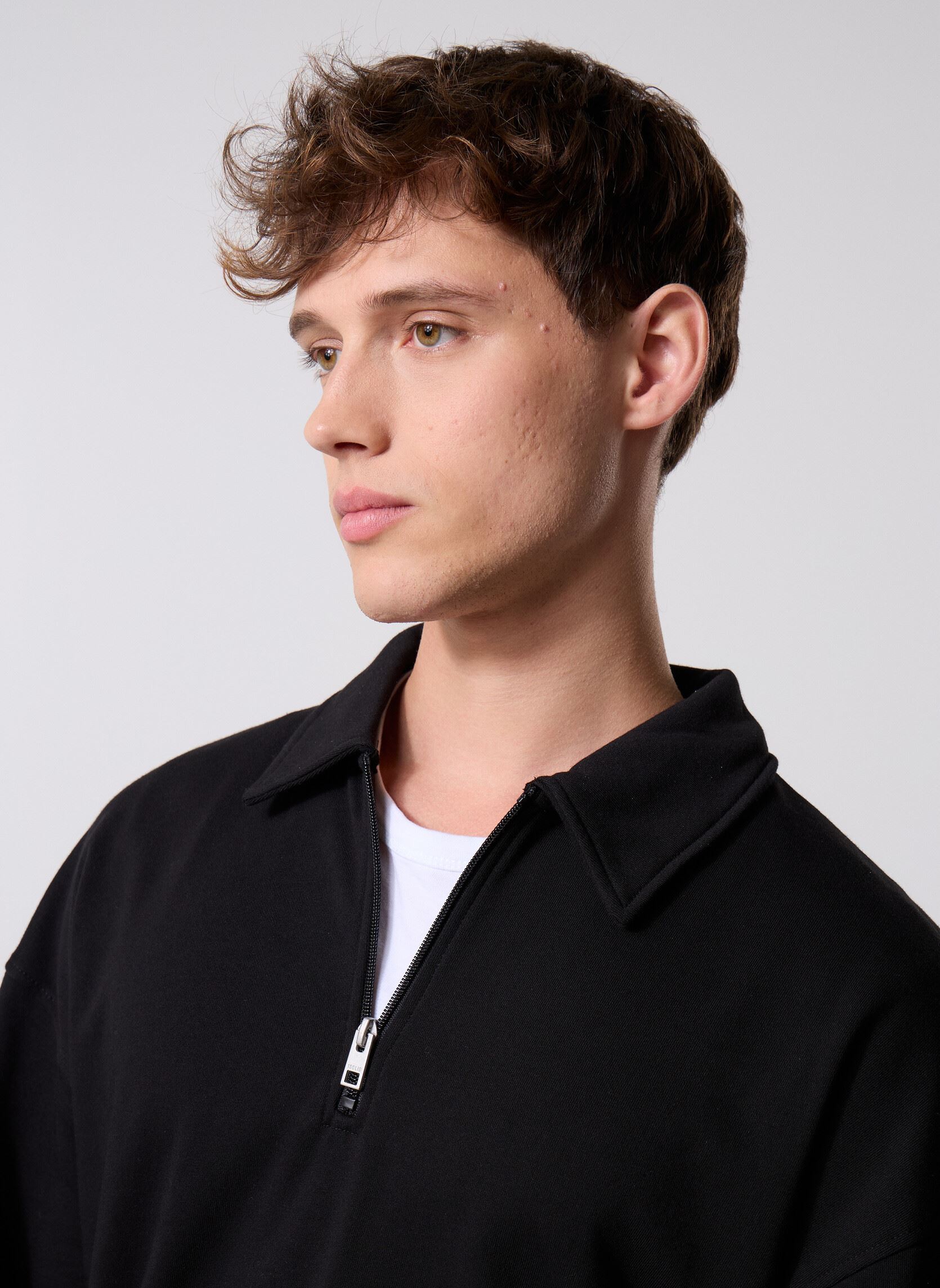 Sweatshirts SDOWNEY heren zwart SOLID Sweatshirts SDOWNEY heren zwart TRUE BLACK