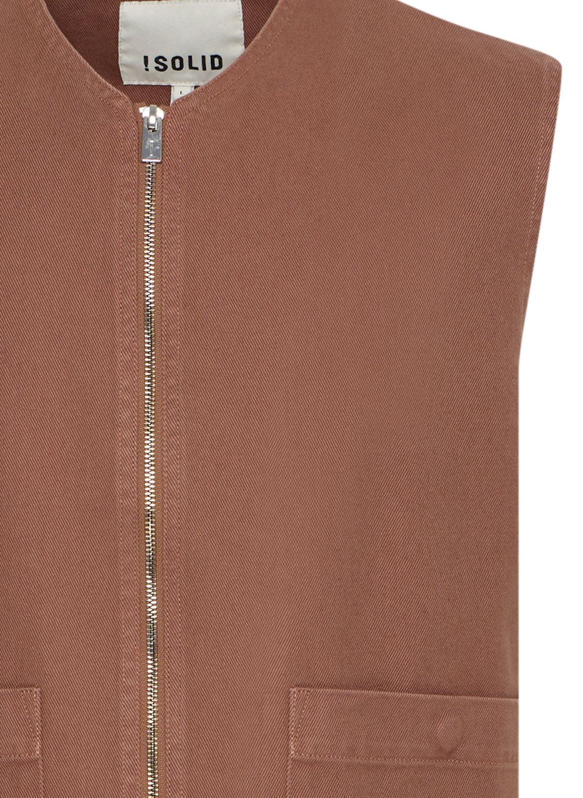 Jacken SDOAK WAISTCOAT herren braun SOLID Jacken SDOAK WAISTCOAT herren braun ACORN