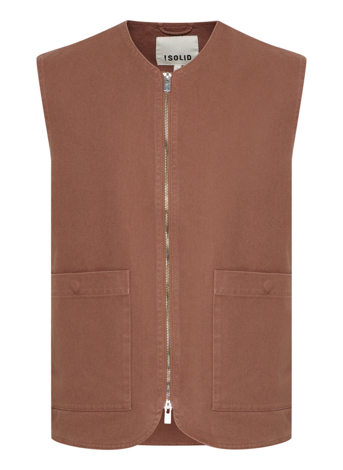 Jacken SDOAK WAISTCOAT herren braun SOLID Jacken SDOAK WAISTCOAT herren braun ACORN