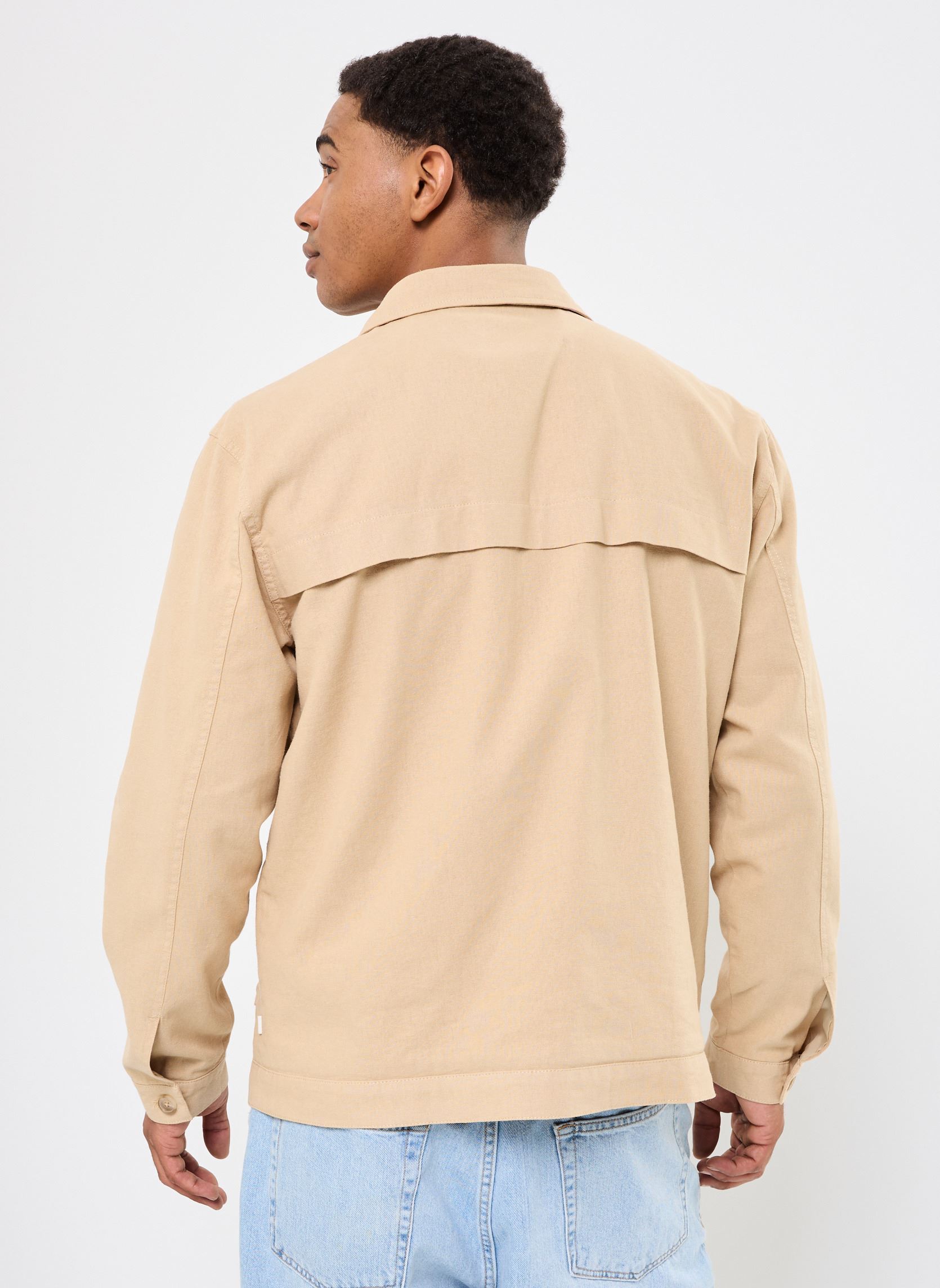 Vestes SDOTIS JACKET homme beige SOLID Vestes SDOTIS JACKET homme beige CURDS & WHEY