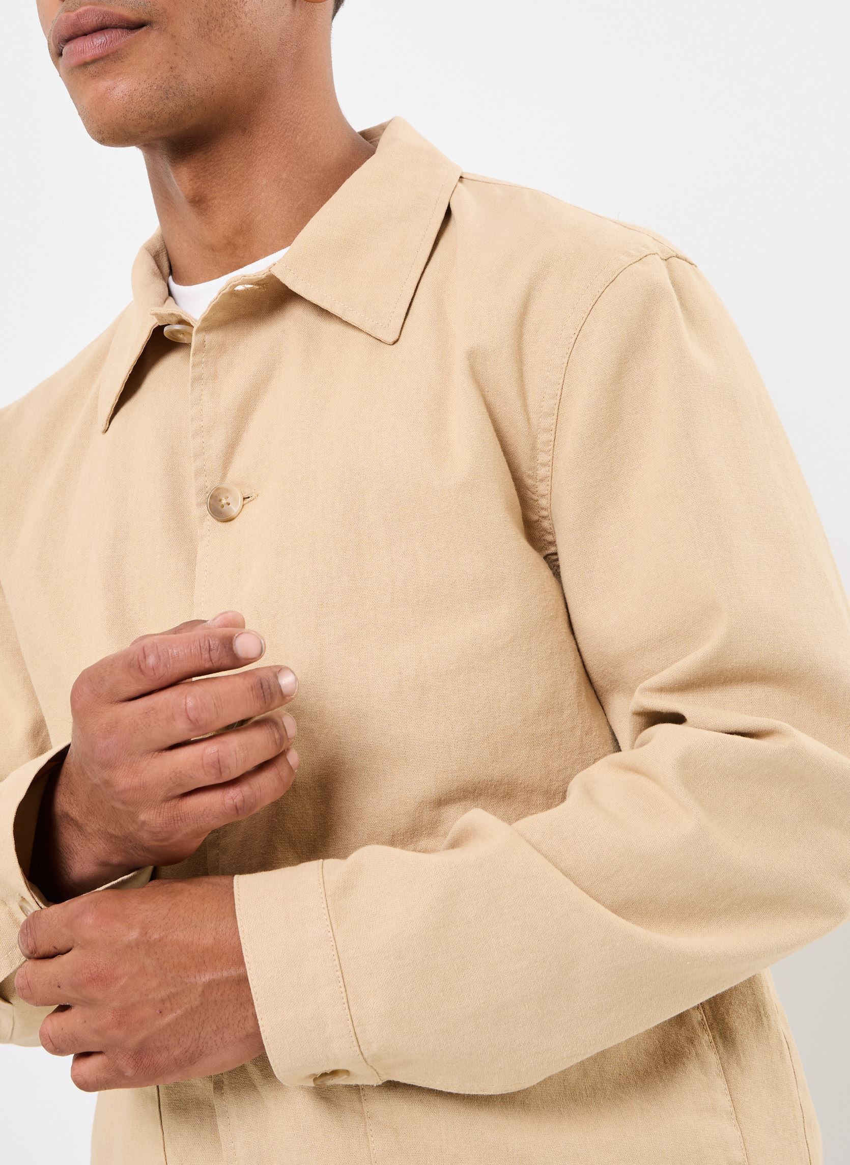 Vestes SDOTIS JACKET homme beige SOLID Vestes SDOTIS JACKET homme beige CURDS & WHEY