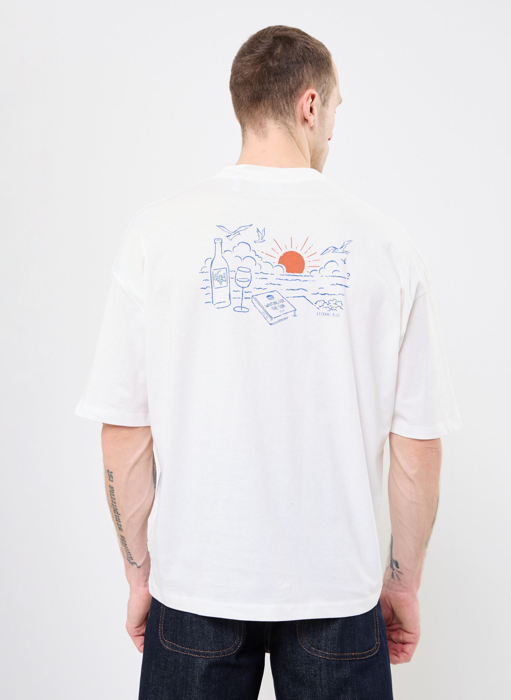 Tee-shirts manches courtes SDOSRICK homme blanc SOLID Tee-shirts manches courtes SDOSRICK homme blanc OFF WHITE