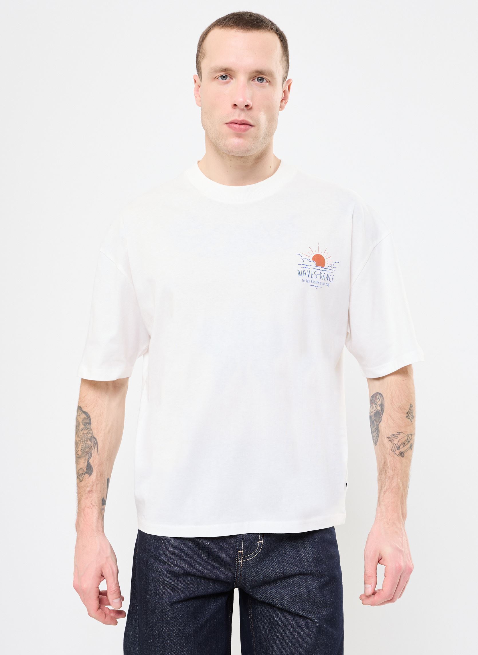 Tee-shirts manches courtes SDOSRICK homme blanc SOLID Tee-shirts manches courtes SDOSRICK homme blanc OFF WHITE