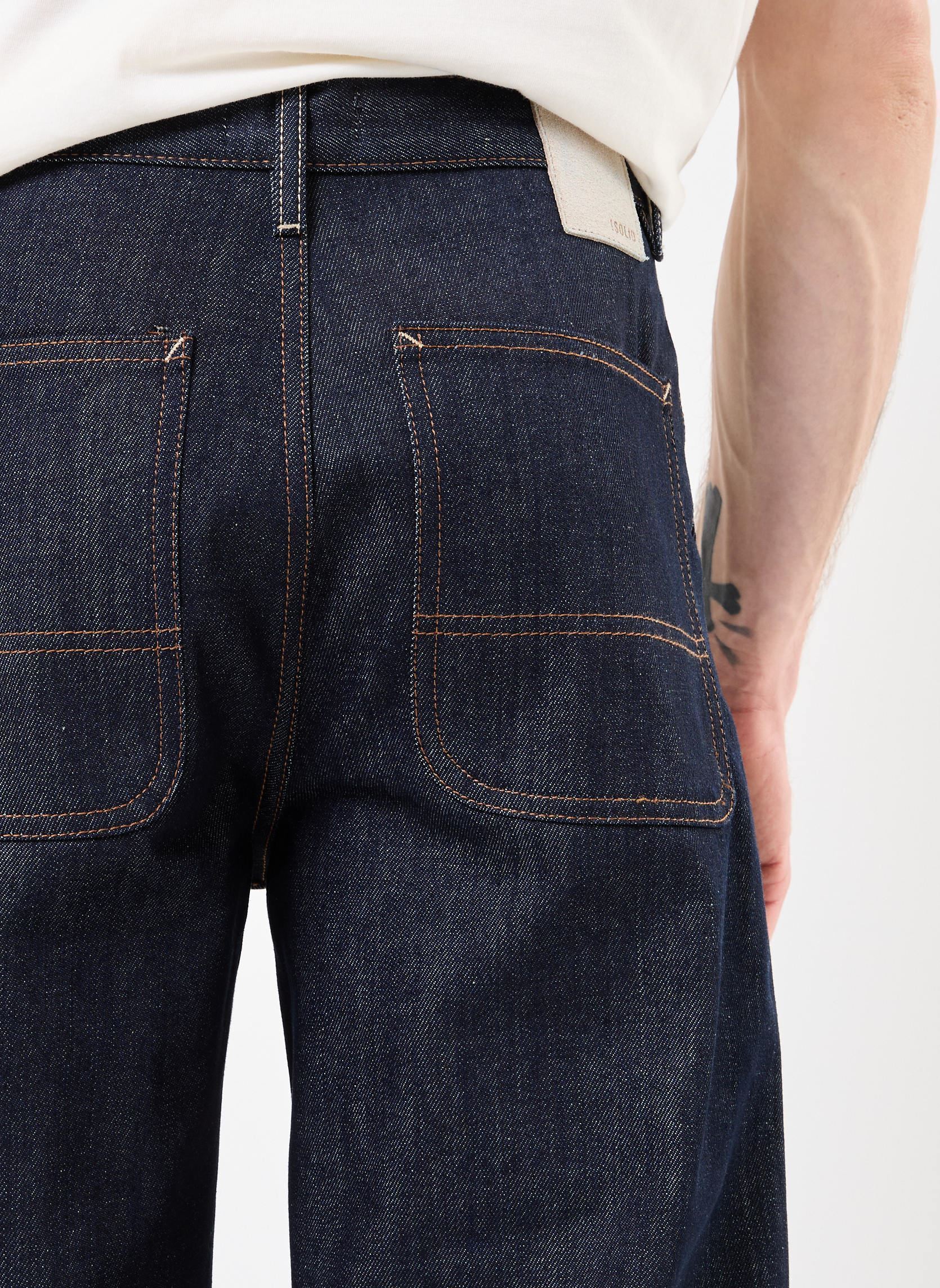 Straight Fit Jeans SDMASON PLEAT herren blau SOLID Straight Fit Jeans SDMASON PLEAT herren blau RINSE WASH