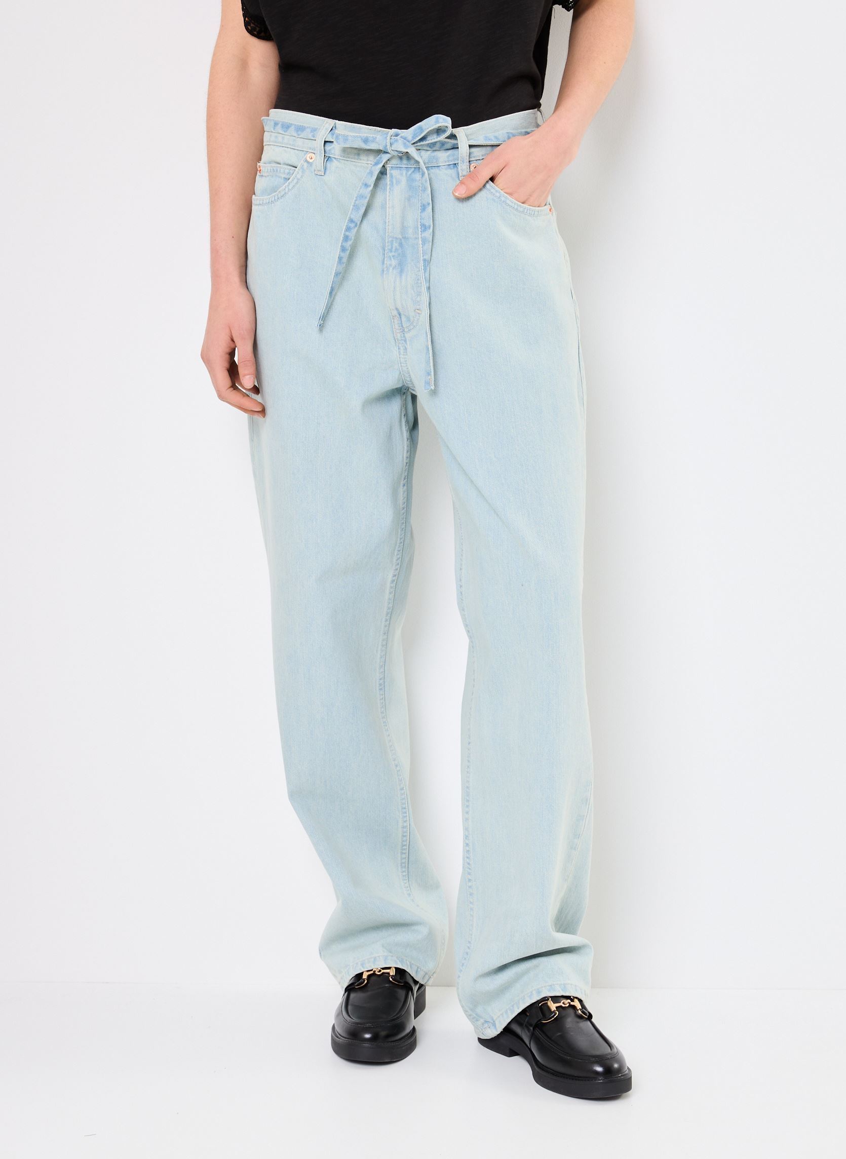 Jeans droit SDTOMMY BELT homme bleu SOLID Jeans droit SDTOMMY BELT homme bleu LIGHT VINTAGE BLUE DENIM