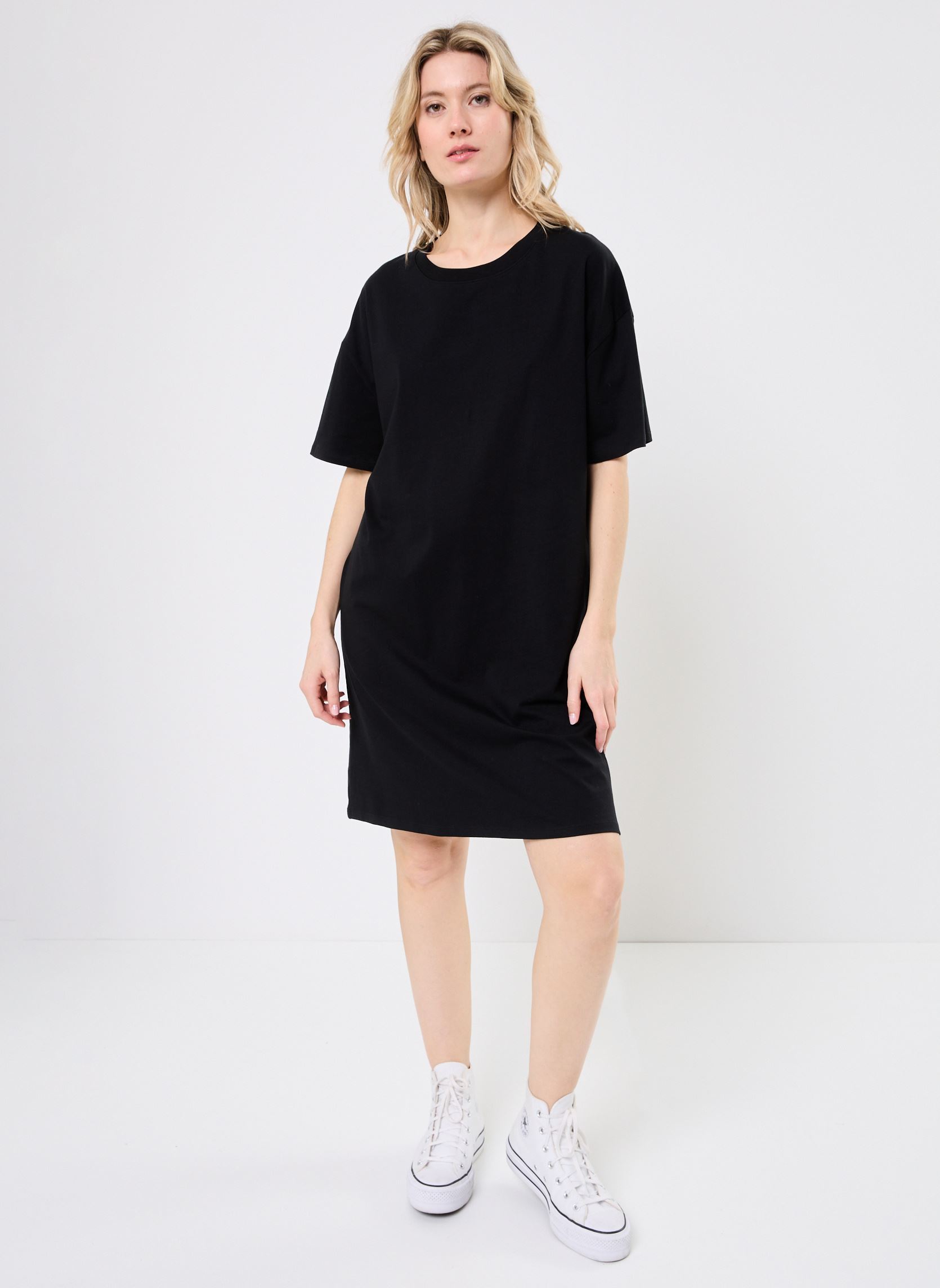 Jurken RAVINTSA dames zwart MADE BY Jurken RAVINTSA dames zwart JET BLACK
