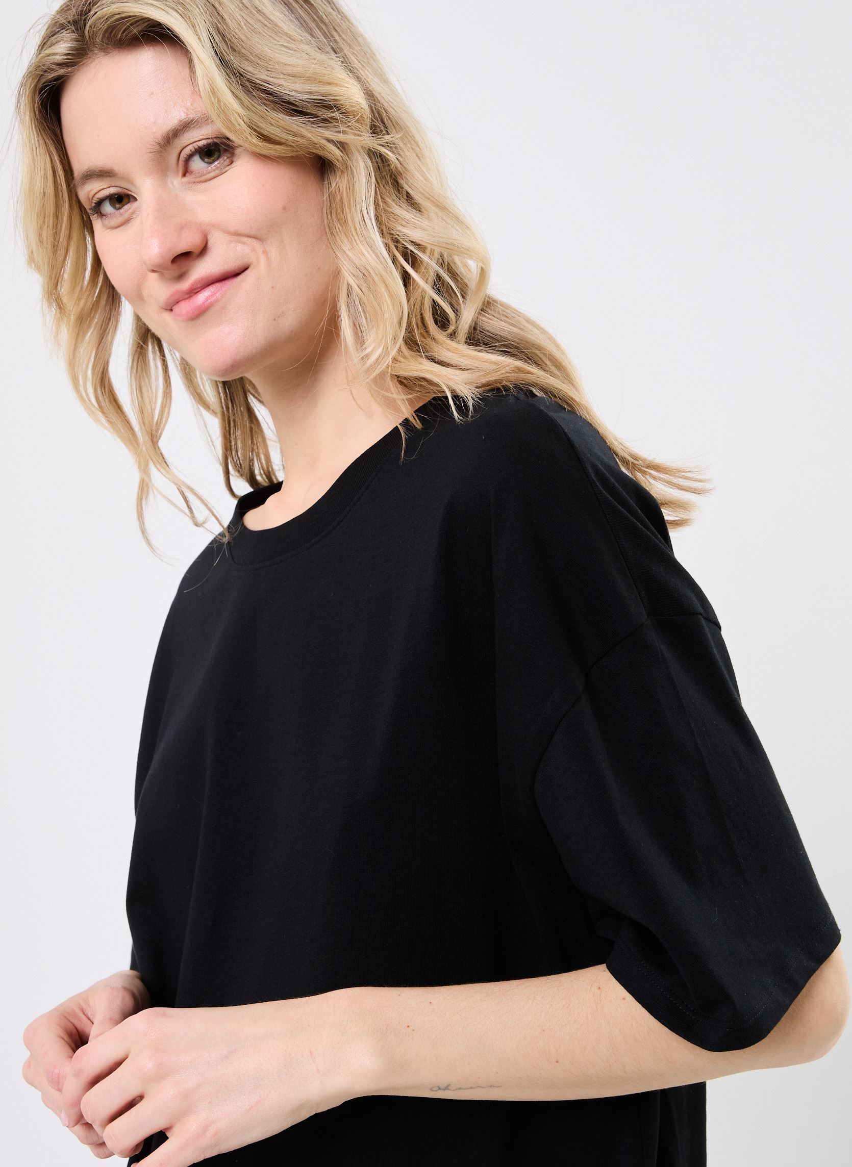 Jurken RAVINTSA dames zwart MADE BY Jurken RAVINTSA dames zwart JET BLACK