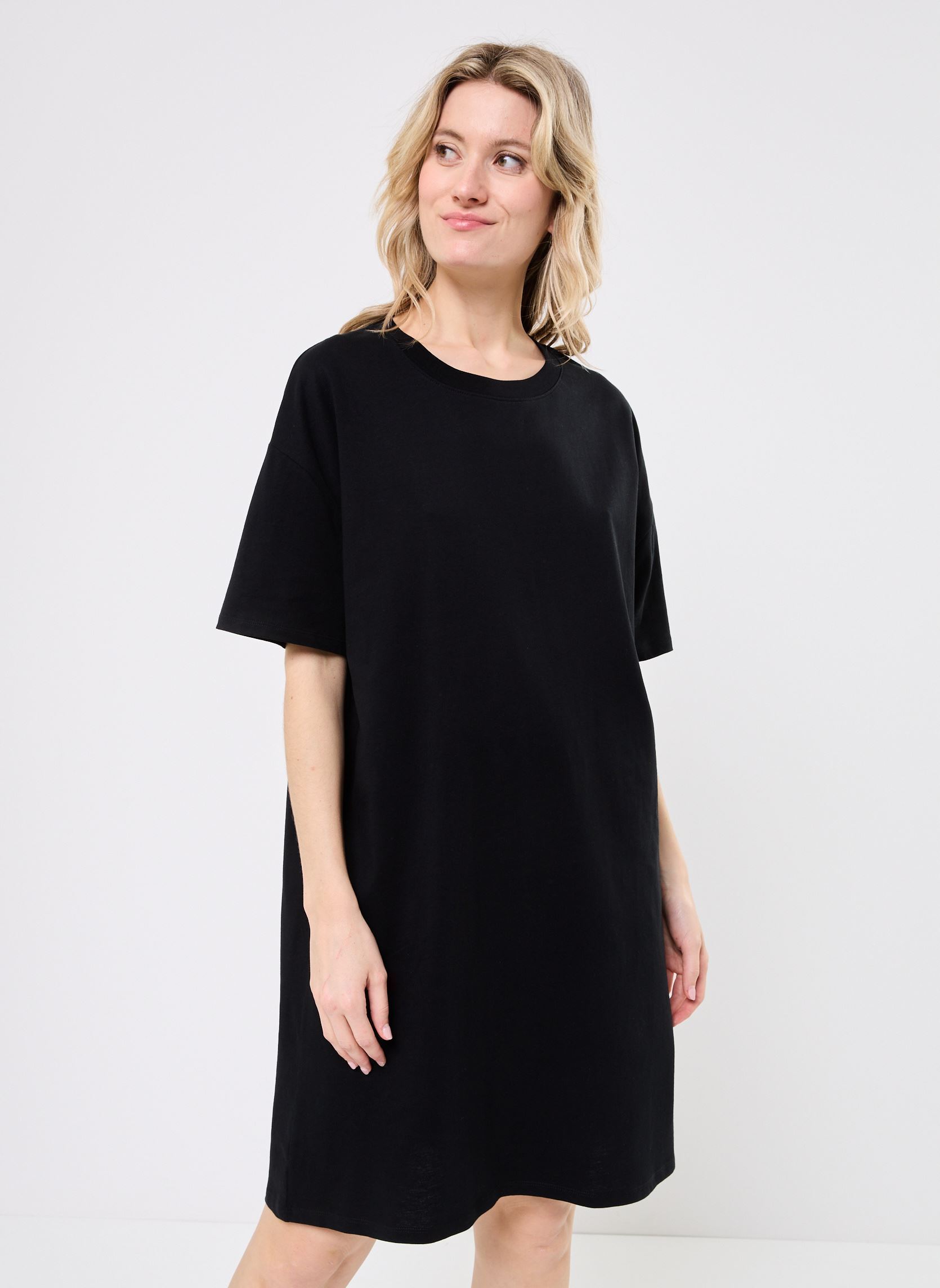 Jurken RAVINTSA dames zwart MADE BY Jurken RAVINTSA dames zwart JET BLACK