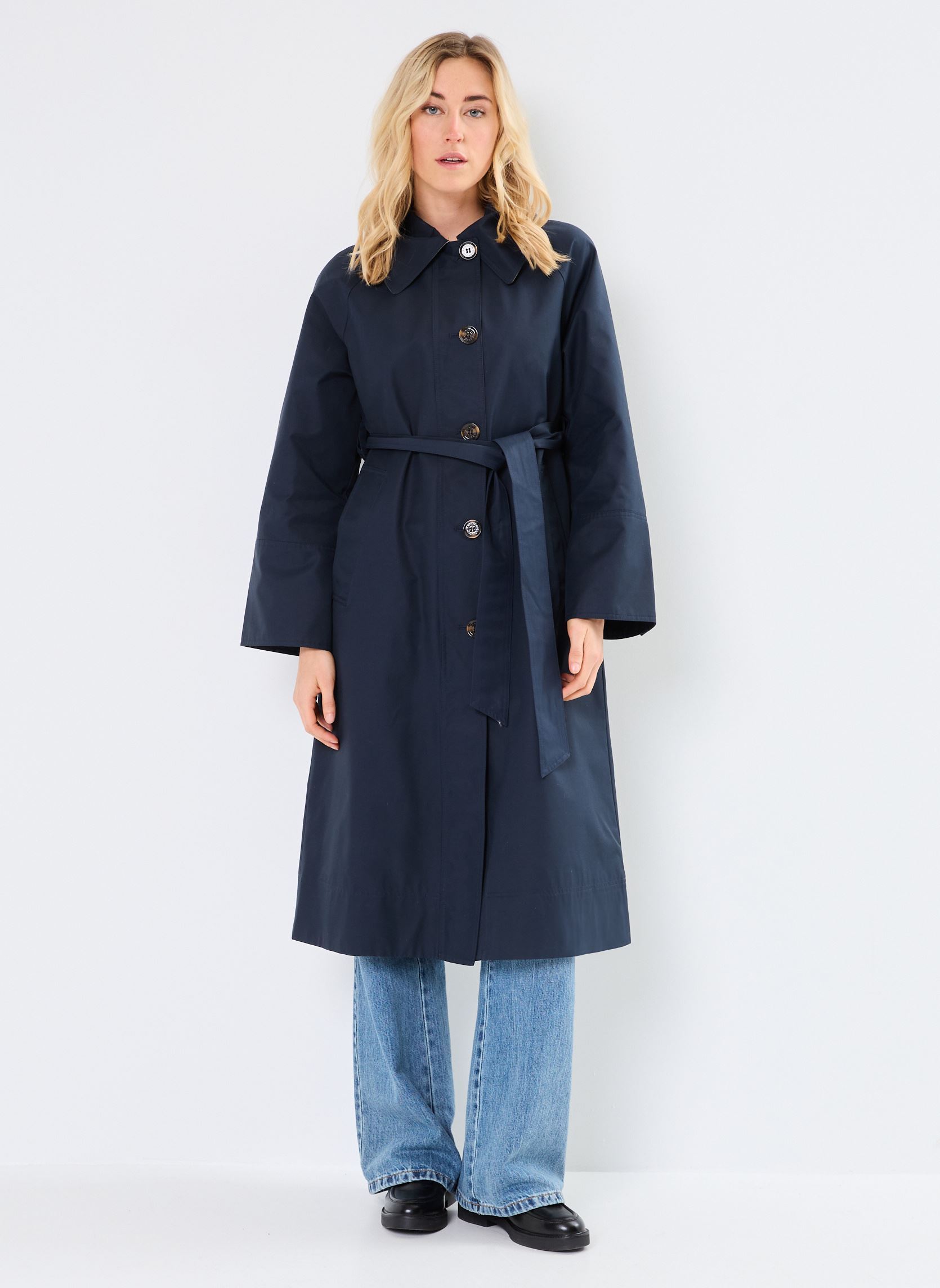 Trenchcoats BEATRIX SHOWERPROOF TRENCH damen blau Barbour Trenchcoats BEATRIX SHOWERPROOF TRENCH damen blau NAVY/SKY DRESS TARTAN