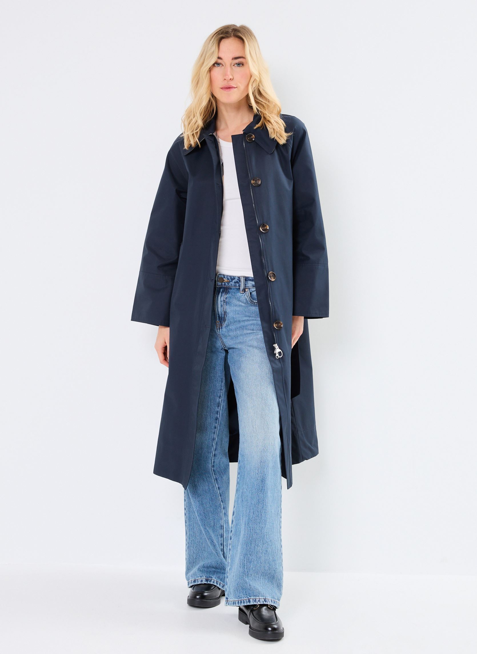 Trenchcoats BEATRIX SHOWERPROOF TRENCH damen blau Barbour Trenchcoats BEATRIX SHOWERPROOF TRENCH damen blau NAVY/SKY DRESS TARTAN