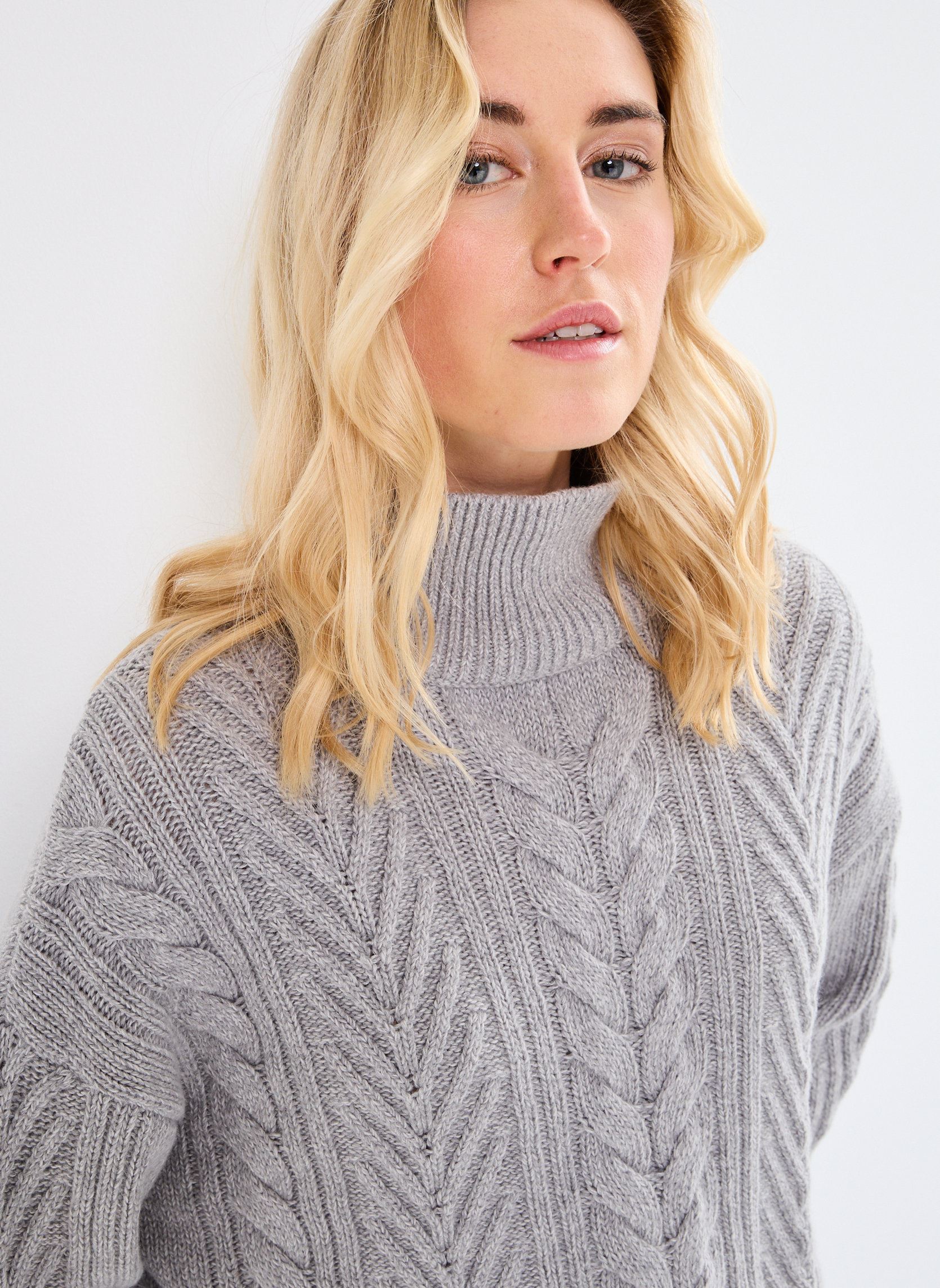 Pullover BEATRIX KNITTED JUMPER damen grau Barbour Pullover BEATRIX KNITTED JUMPER damen grau GREY MARL