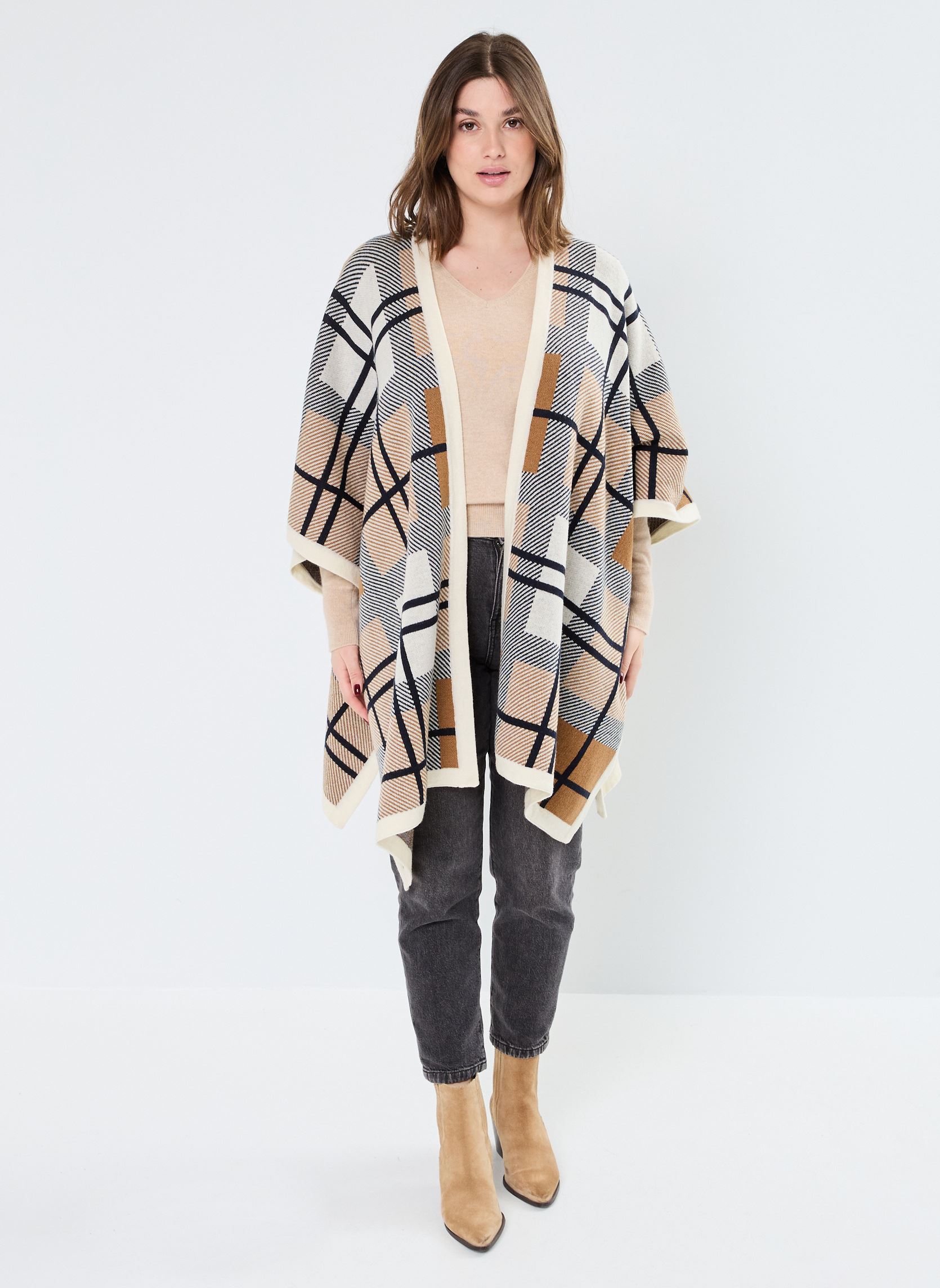 Gilets VIOLET KNITTED CAPE femme multicolore Barbour Gilets VIOLET KNITTED CAPE femme multicolore MULTI