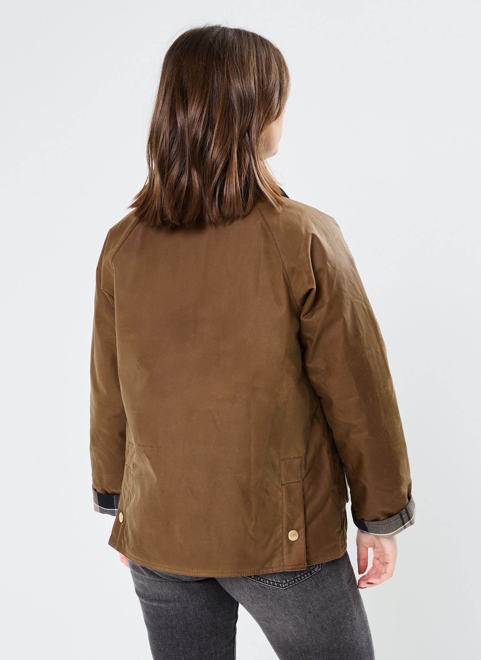 Bomberjacken RUTH WAX JACKET damen braun Barbour Bomberjacken RUTH WAX JACKET damen braun TAN/DRESS TARTAN
