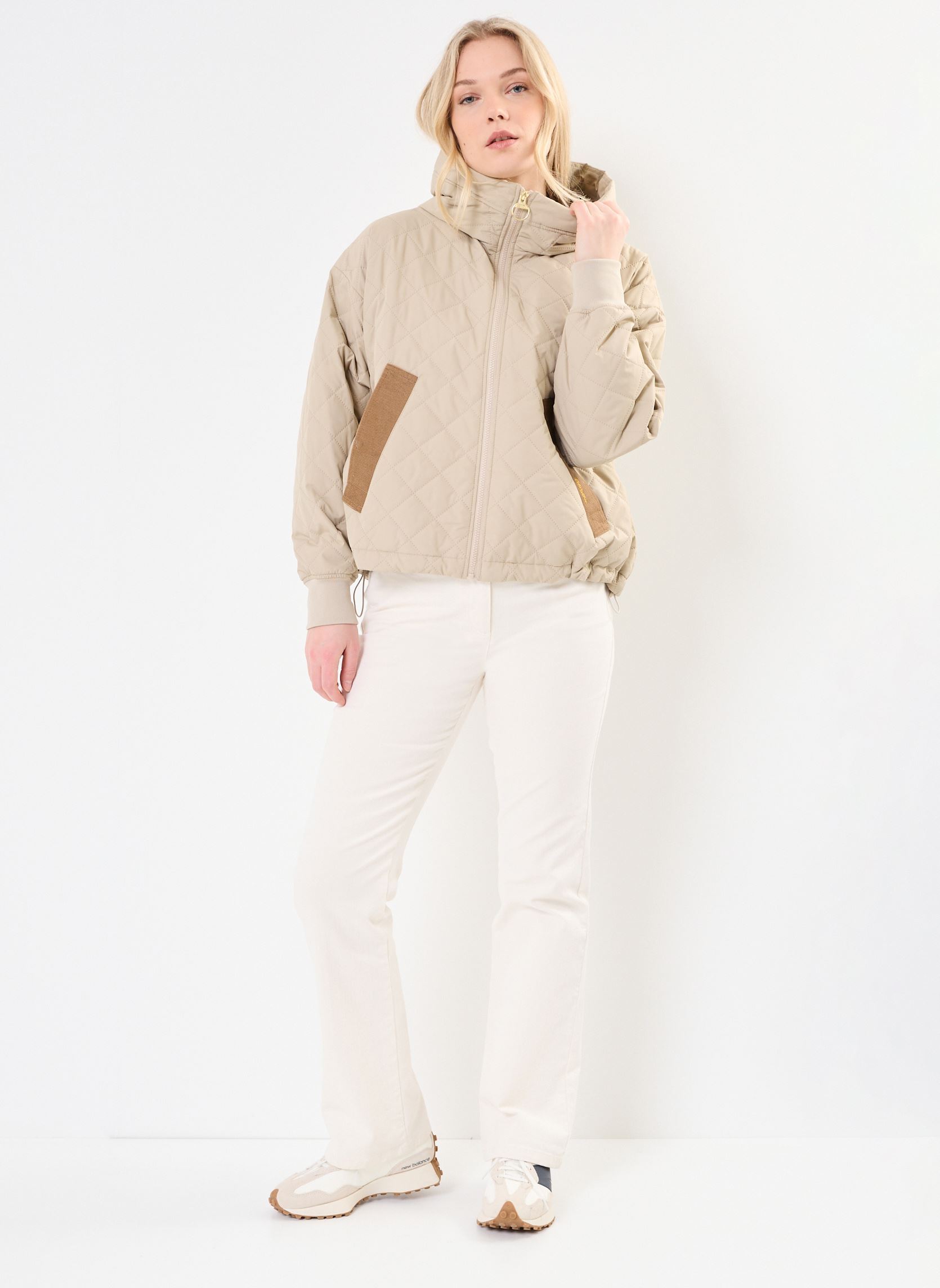 Winterjas MADDY QUILT dames beige Barbour Winterjas MADDY QUILT dames beige LIGHT SAND/ANCIENT