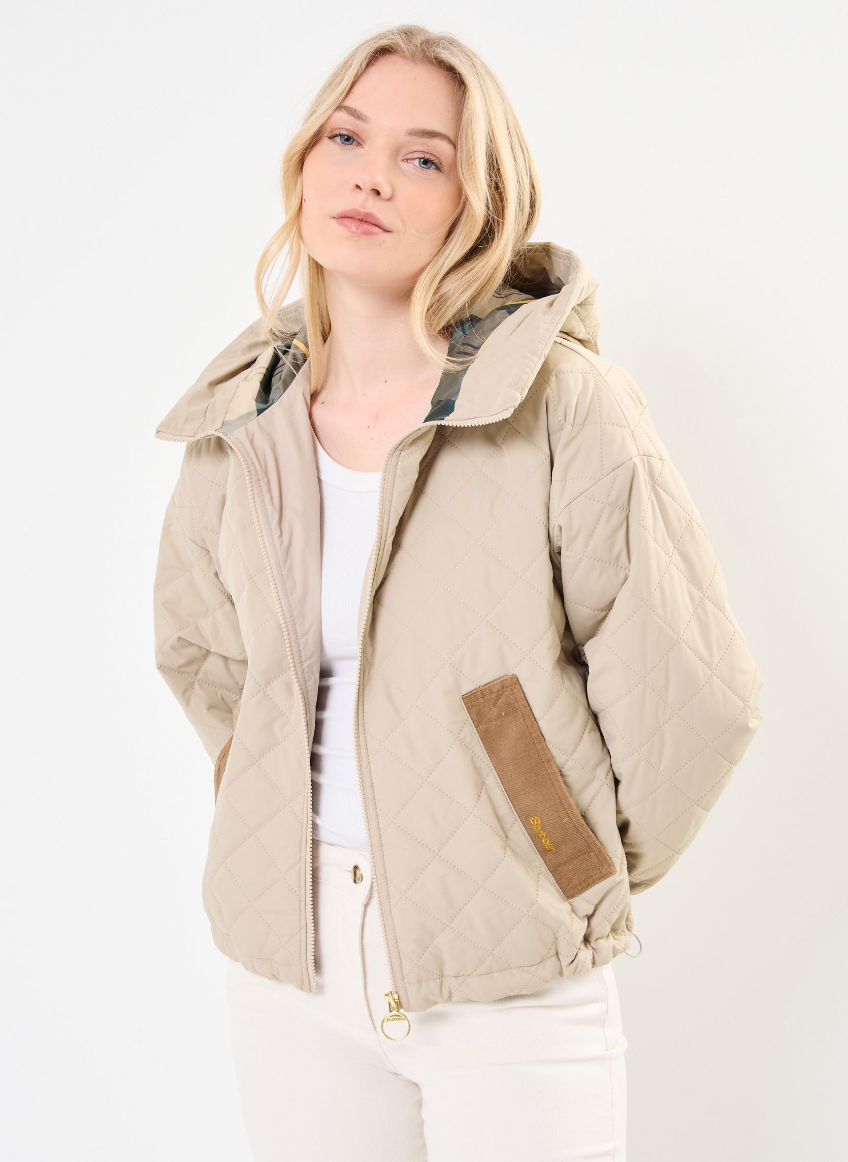 Winterjas MADDY QUILT dames beige Barbour Winterjas MADDY QUILT dames beige LIGHT SAND/ANCIENT