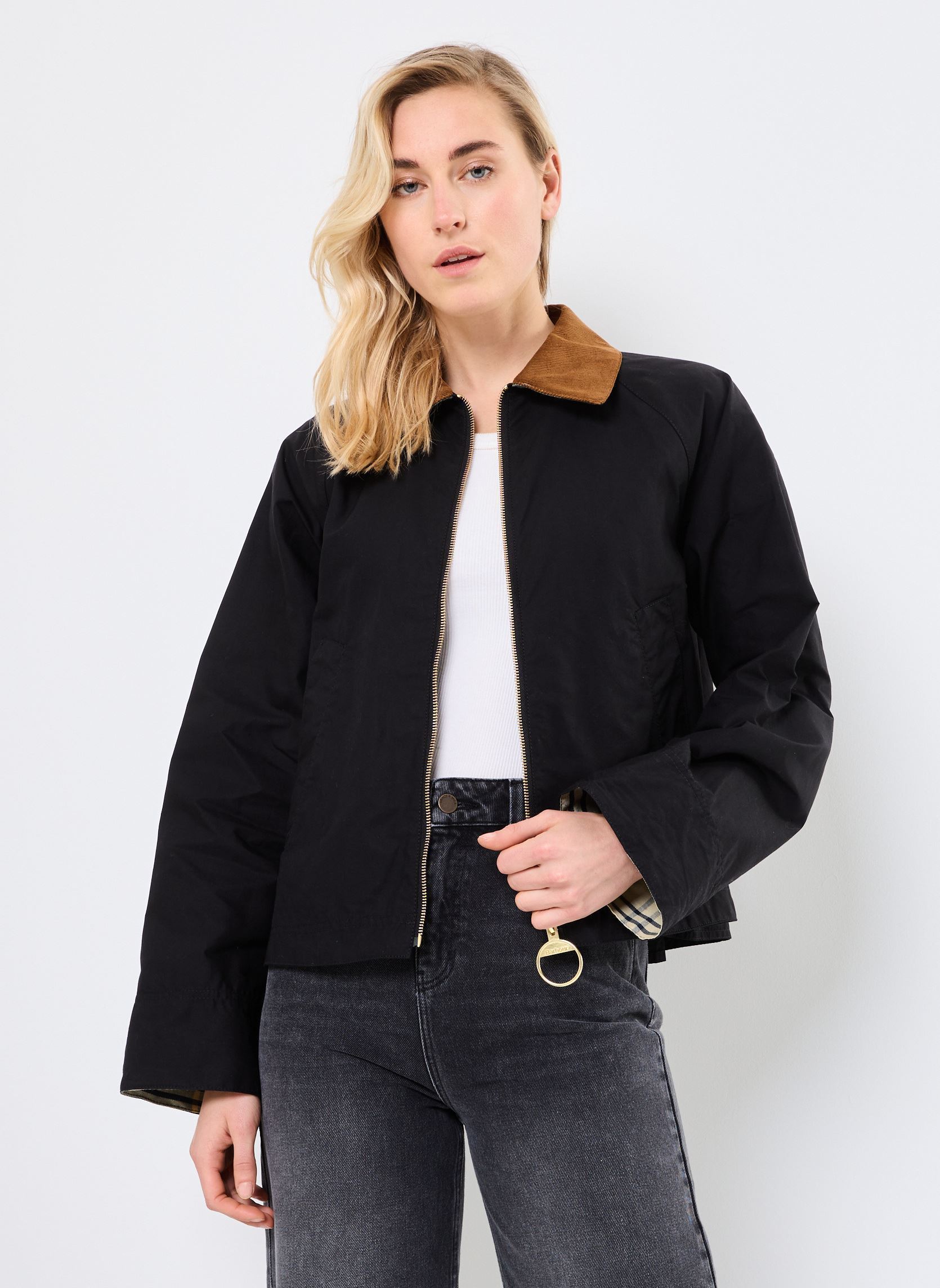 Parkas CATLIN SHOWERPROOF JACKET damen schwarz Barbour Parkas CATLIN SHOWERPROOF JACKET damen schwarz BLACK/ANCIENT