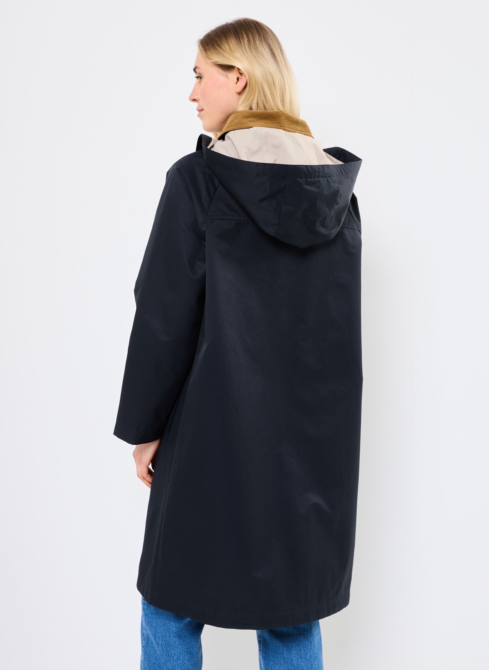 Manteaux JEMA SHOWERPROOF JACKET femme bleu Barbour Manteaux JEMA SHOWERPROOF JACKET femme bleu DARK NAVY