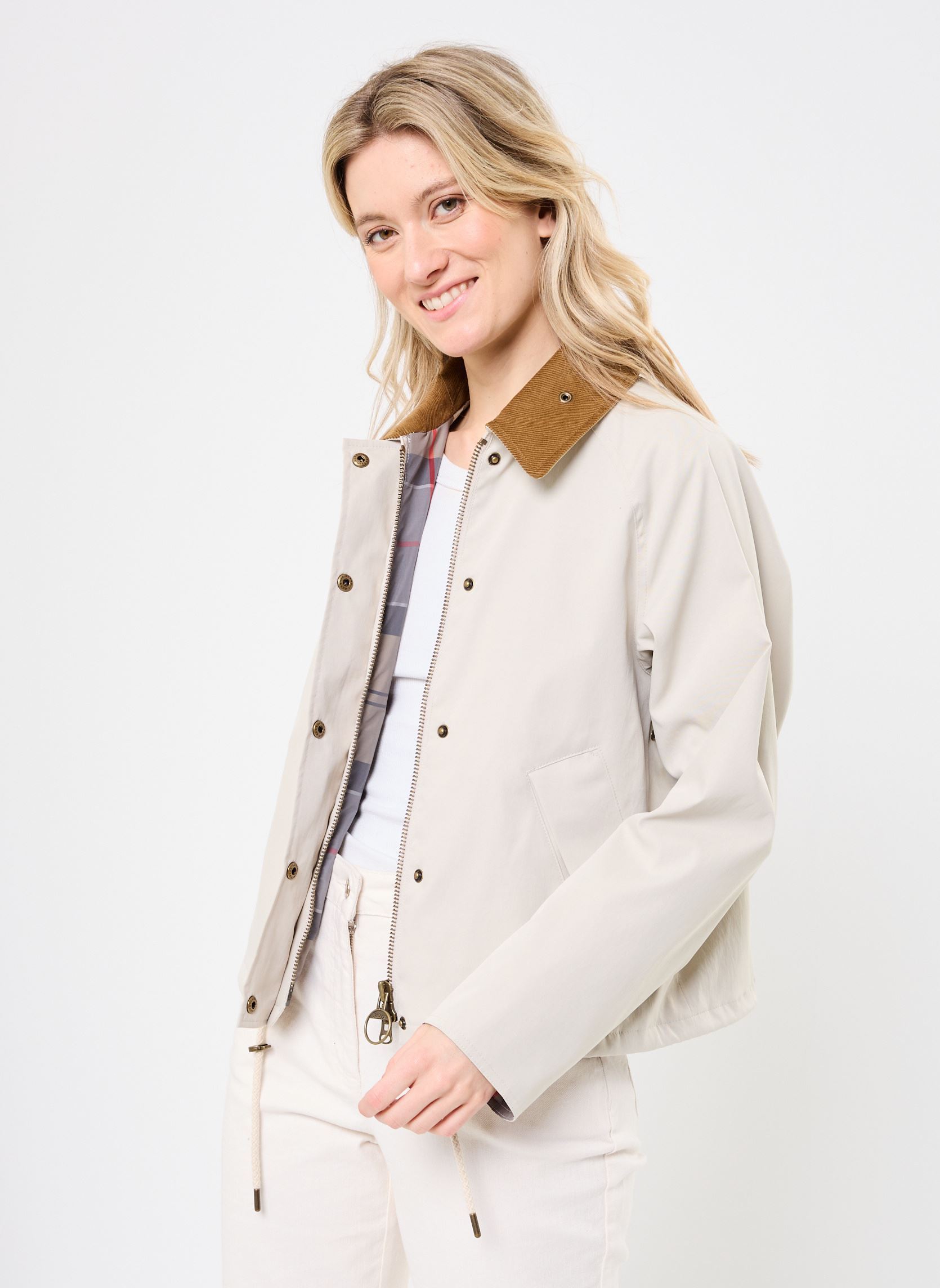Parkas SOFIE SHOWERPROOF JACKET femme beige Barbour Parkas SOFIE SHOWERPROOF JACKET femme beige BEIGE/DRESS