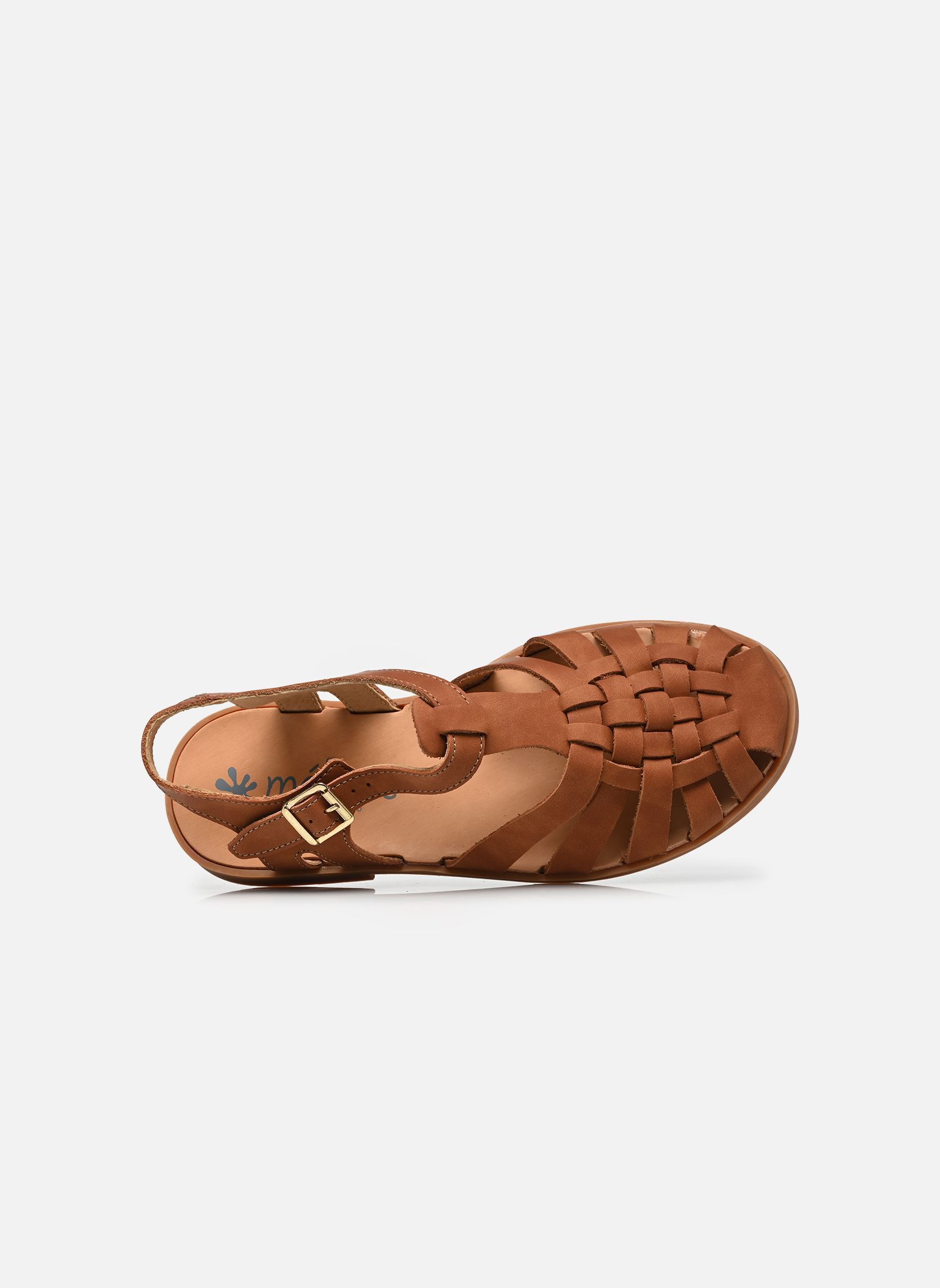 Flache Sandalen SUNVILLE damen braun Méduse Flache Sandalen SUNVILLE damen braun New Cognac