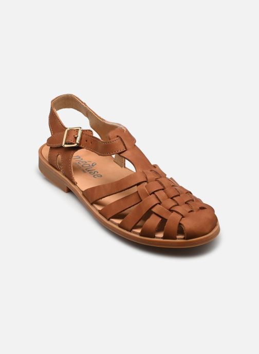 Méduse Sandales plates SUNVILLE femme marron