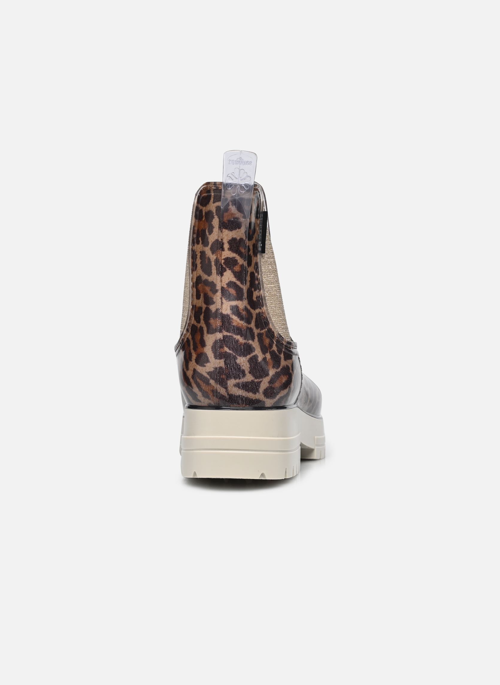 Bottes de pluie JALEO femme beige Méduse Bottes de pluie JALEO femme beige LEOPARD/CREME