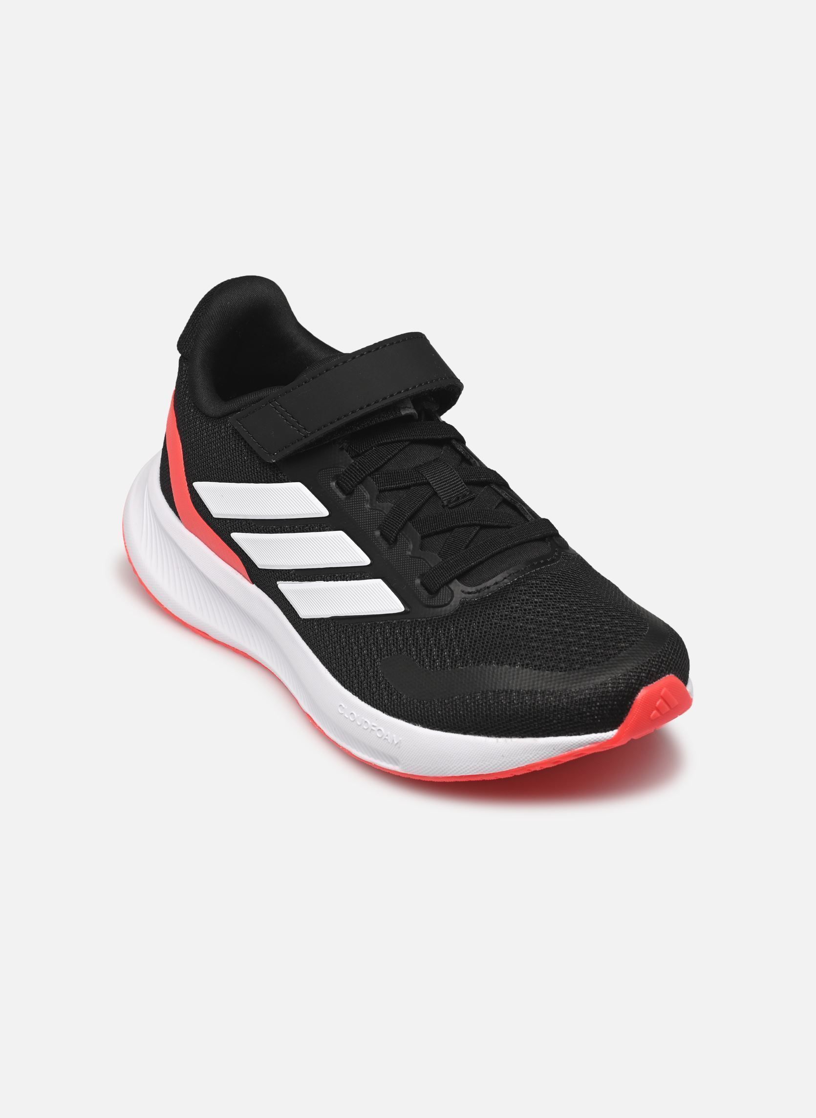 Zapatillas Runfalcon 5 El C negro adidas sportswear Zapatillas Runfalcon 5 El C negro CBLACK/FTWWHT/LUCRED