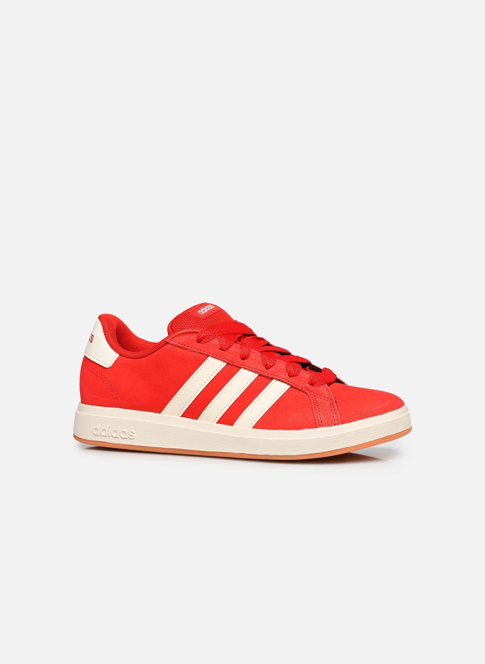 Baskets GRAND COURT 00s K fille rouge adidas sportswear Baskets GRAND COURT 00s K fille rouge BETTER SCARLET