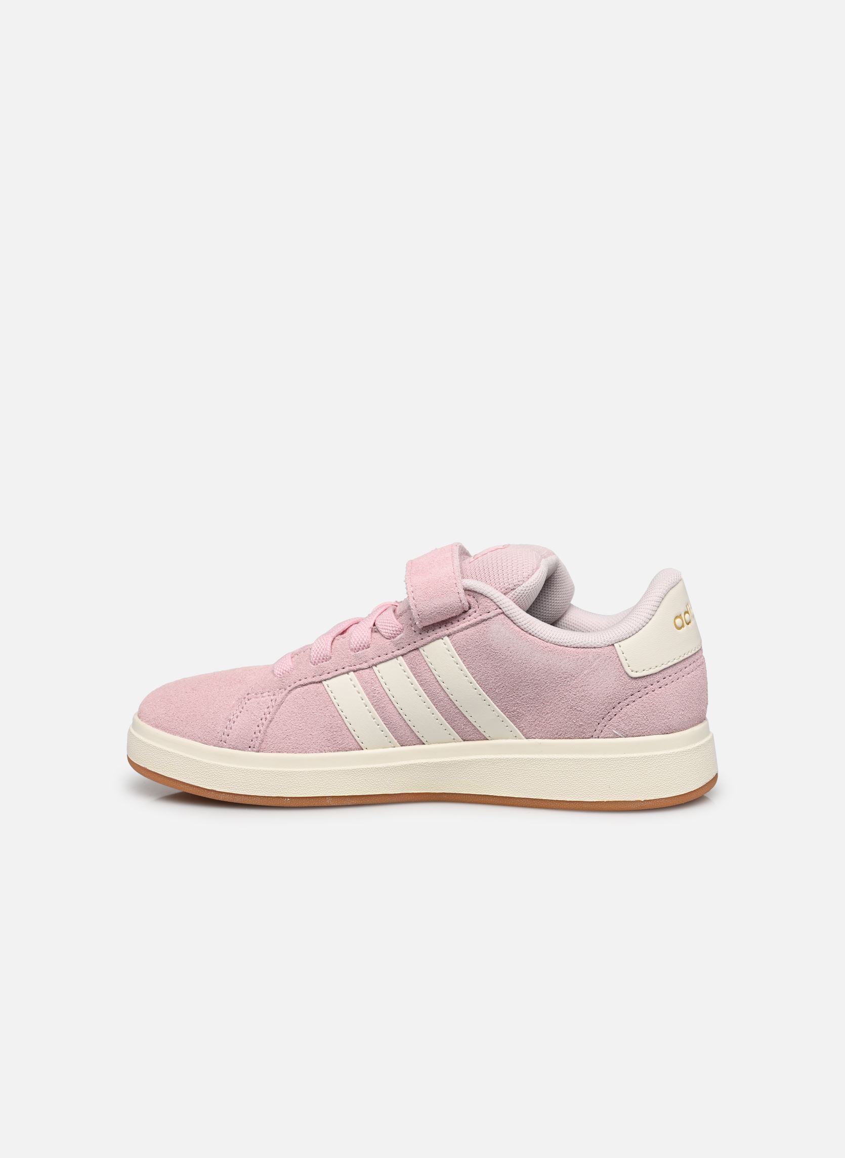 Baskets GRAND COURT 00s EL fille rose adidas sportswear Baskets GRAND COURT 00s EL fille rose ROSCLA/BLACAS/GUM10