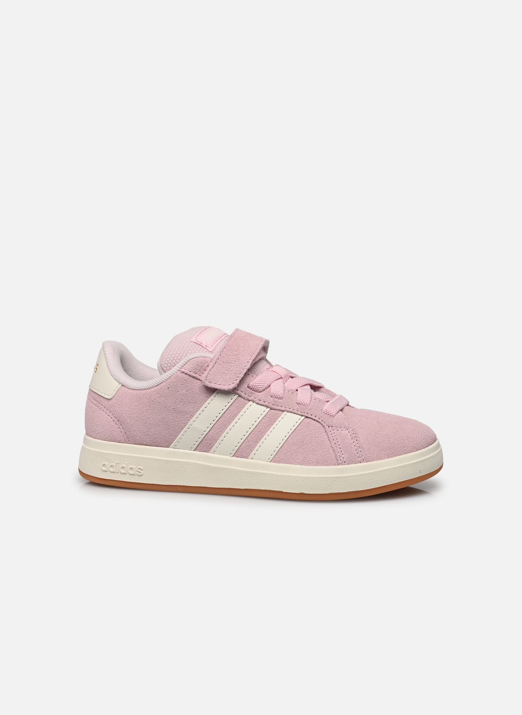 Baskets GRAND COURT 00s EL fille rose adidas sportswear Baskets GRAND COURT 00s EL fille rose ROSCLA/BLACAS/GUM10