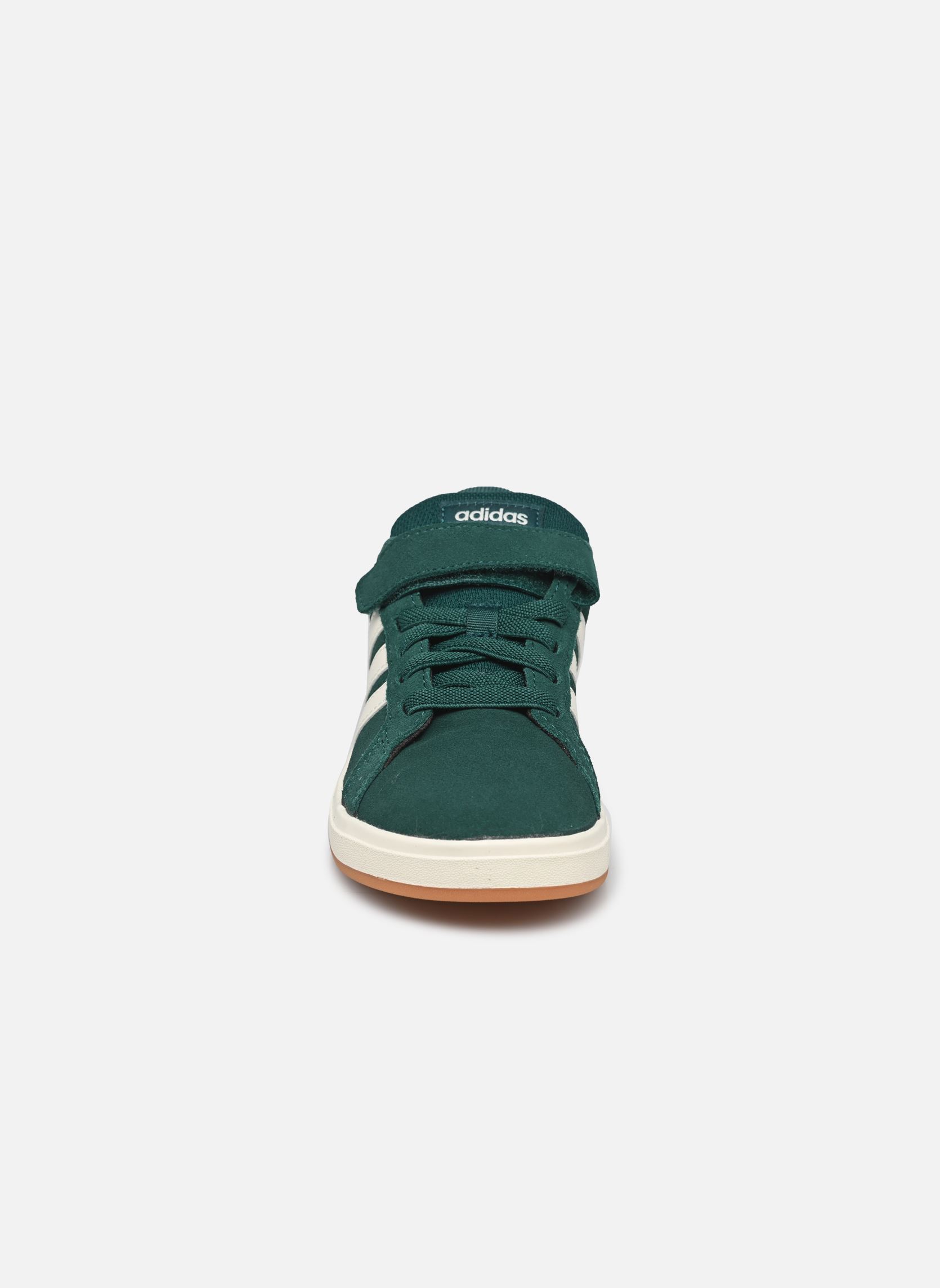 Baskets GRAND COURT 00s EL vert adidas sportswear Baskets GRAND COURT 00s EL vert VERCOL/BLACAS/GUM10