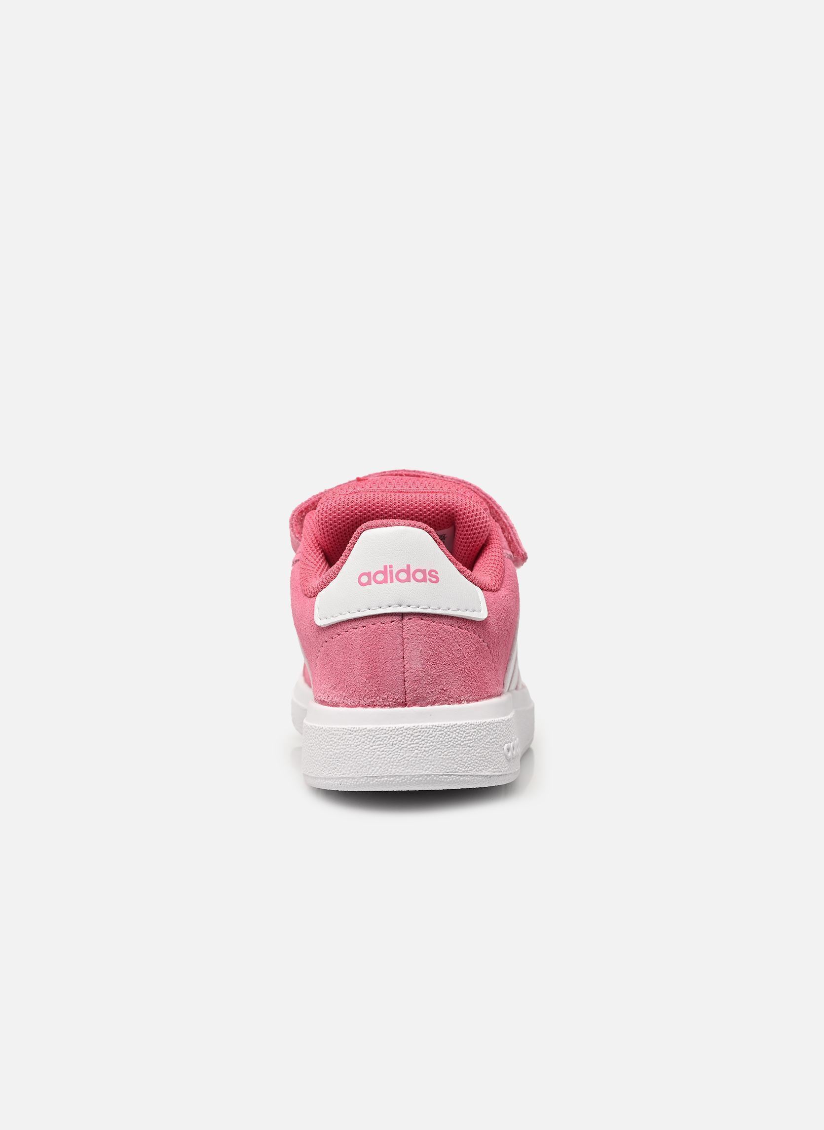 Baskets GRAND COURT 00s EL fille rose adidas sportswear Baskets GRAND COURT 00s EL fille rose PNKFUS/FTWWHT/FTWWHT