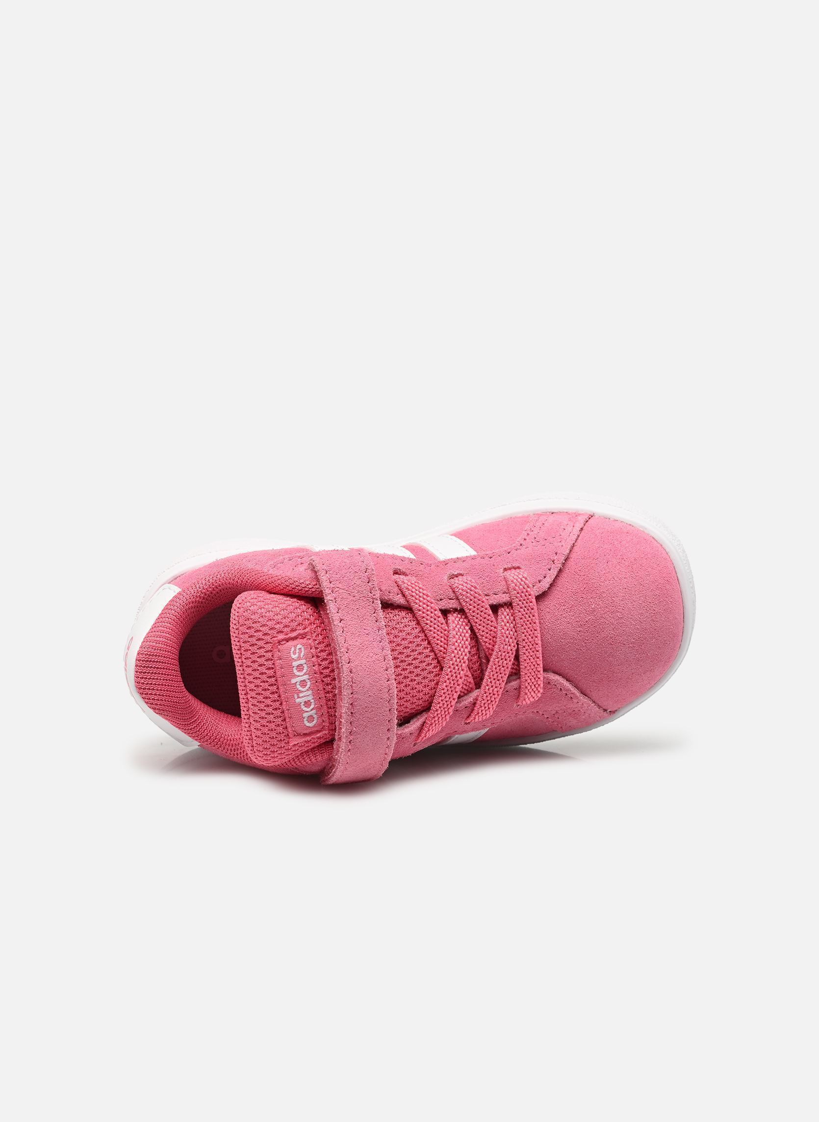 Baskets GRAND COURT 00s EL fille rose adidas sportswear Baskets GRAND COURT 00s EL fille rose PNKFUS/FTWWHT/FTWWHT