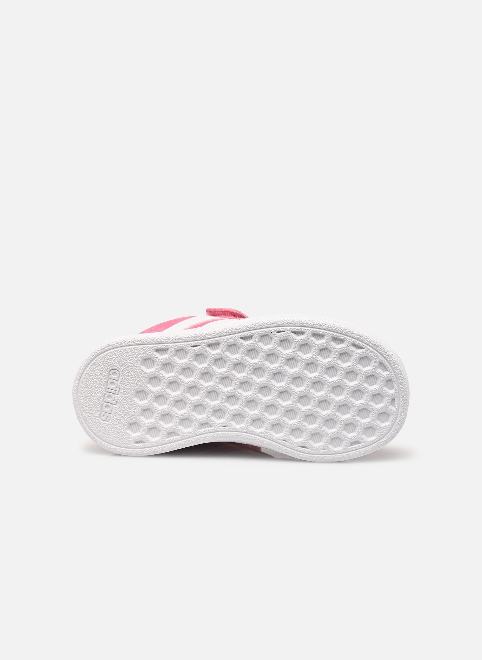 Baskets GRAND COURT 00s EL fille rose adidas sportswear Baskets GRAND COURT 00s EL fille rose PNKFUS/FTWWHT/FTWWHT
