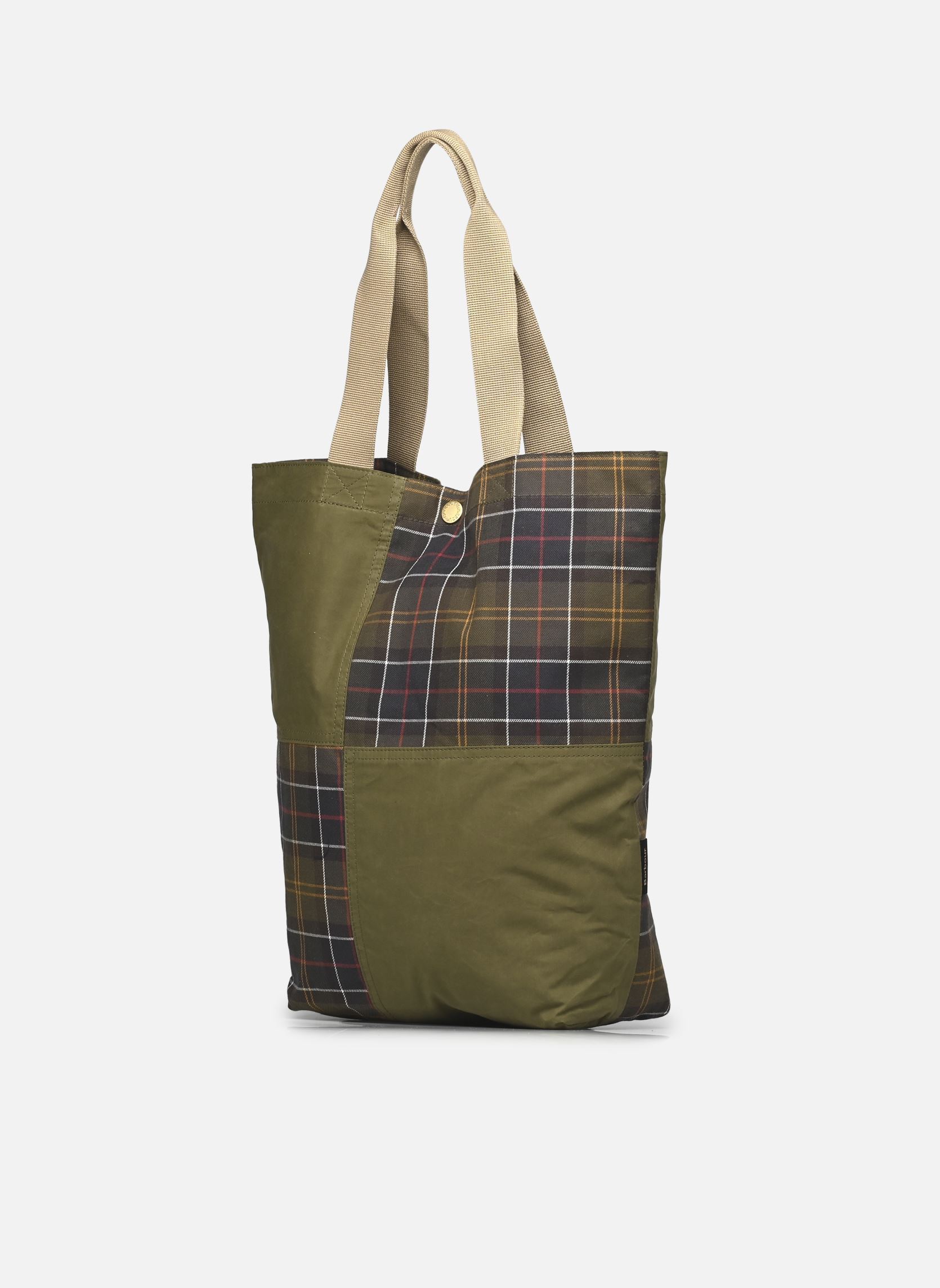 Sacs bandoulière TRANSPORT PATCHWORK TOTE BAG vert Barbour Sacs bandoulière TRANSPORT PATCHWORK TOTE BAG vert DUSKY GREEN