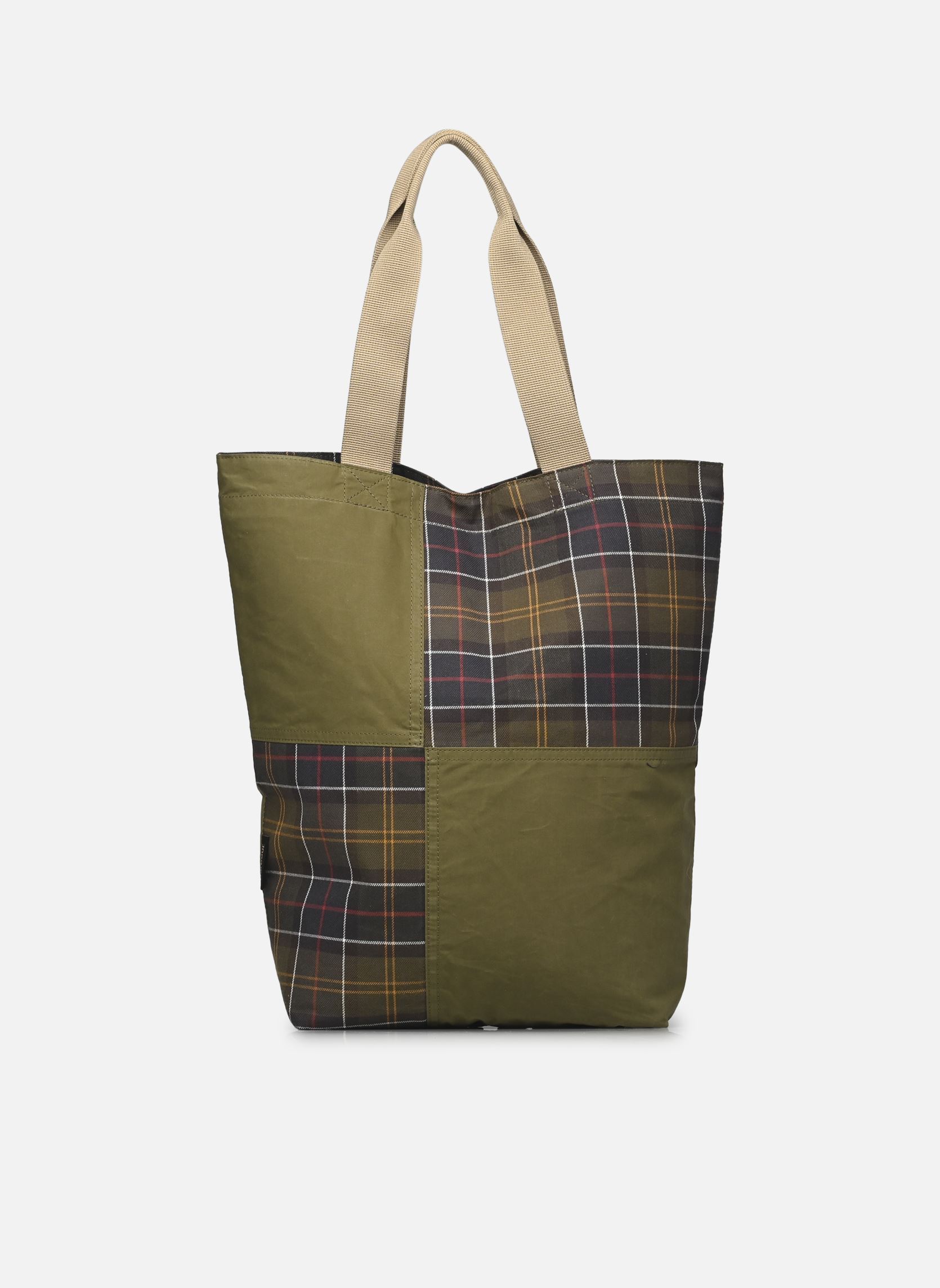 Sacs bandoulière TRANSPORT PATCHWORK TOTE BAG vert Barbour Sacs bandoulière TRANSPORT PATCHWORK TOTE BAG vert DUSKY GREEN