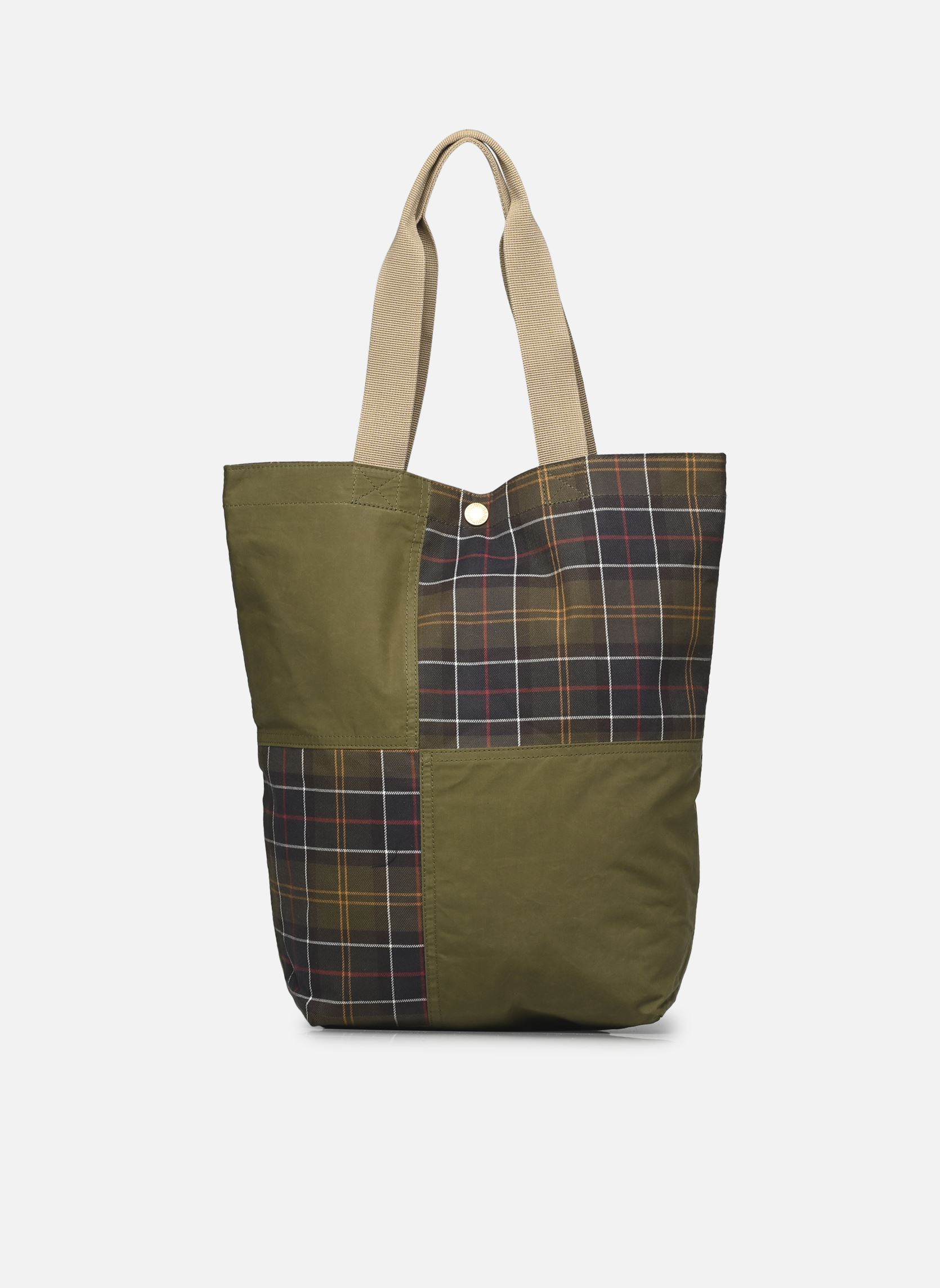 Sacs bandoulière TRANSPORT PATCHWORK TOTE BAG vert Barbour Sacs bandoulière TRANSPORT PATCHWORK TOTE BAG vert DUSKY GREEN