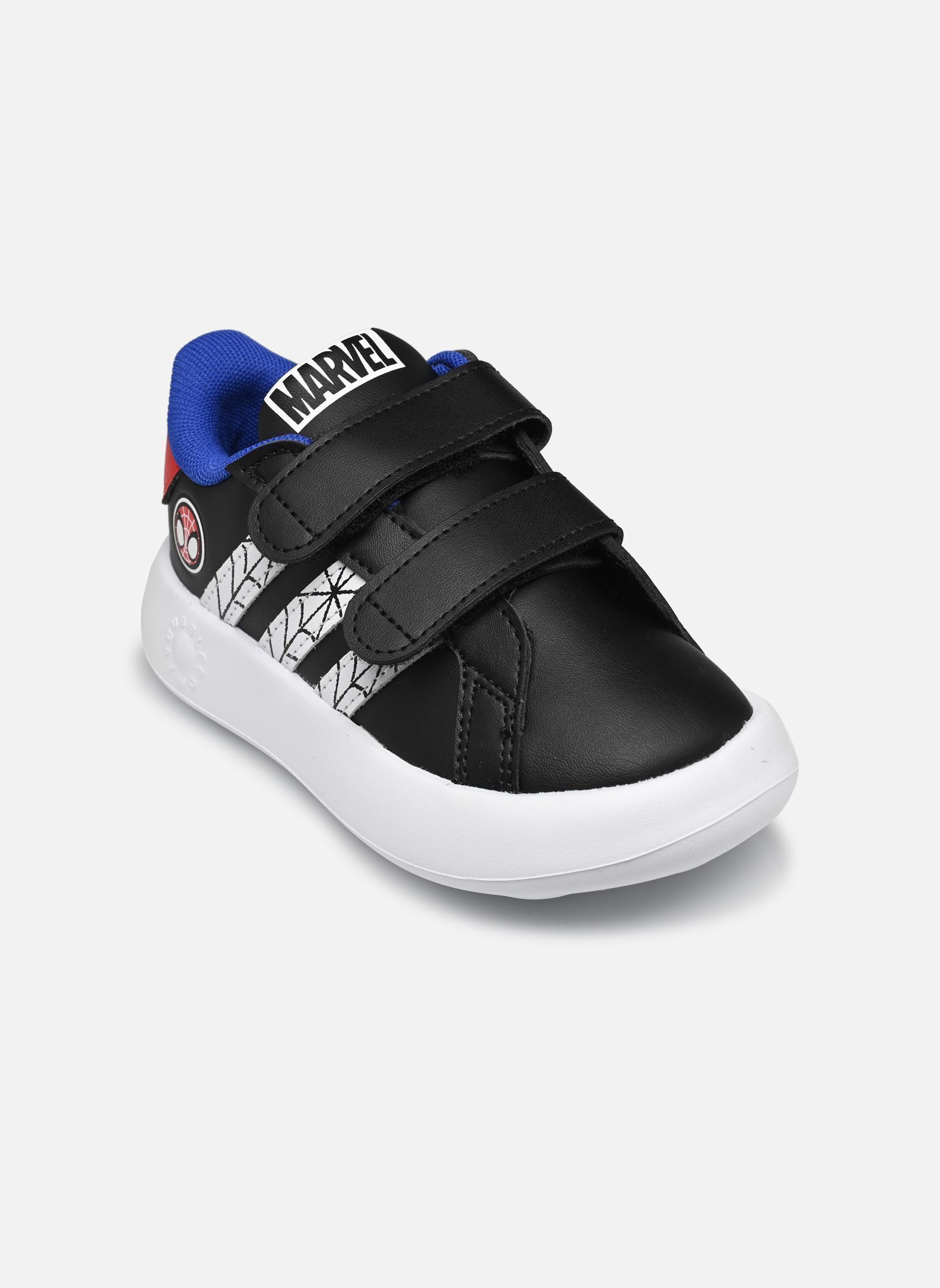 Baskets basses enfant adidas GRAND COURT SPIDER MAN EL K - vue 2