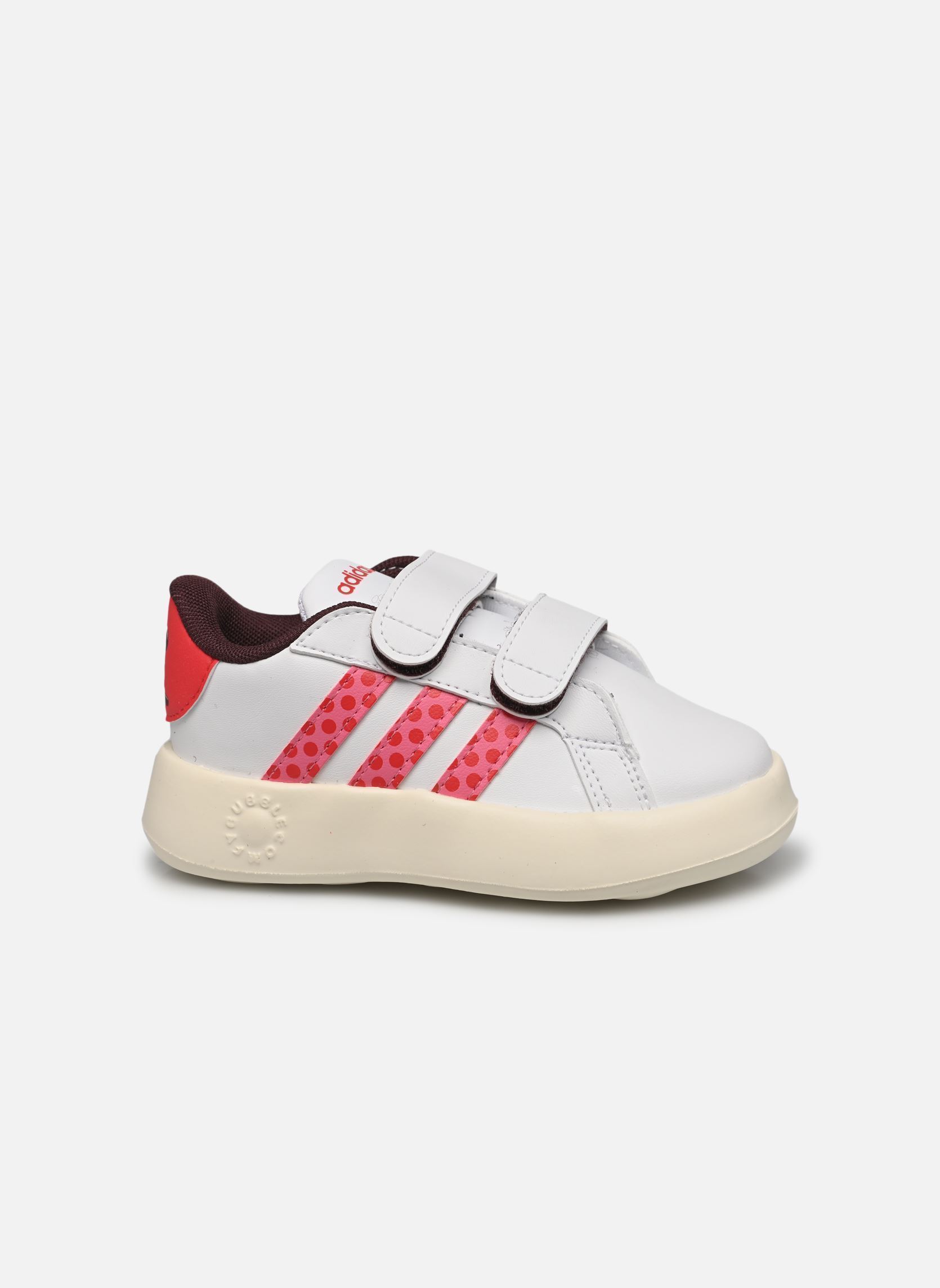 Sneaker Grand Court Minnie I mädchen weiß adidas sportswear Sneaker Grand Court Minnie I mädchen weiß FTWBLA/FUSROS/RUBPUR