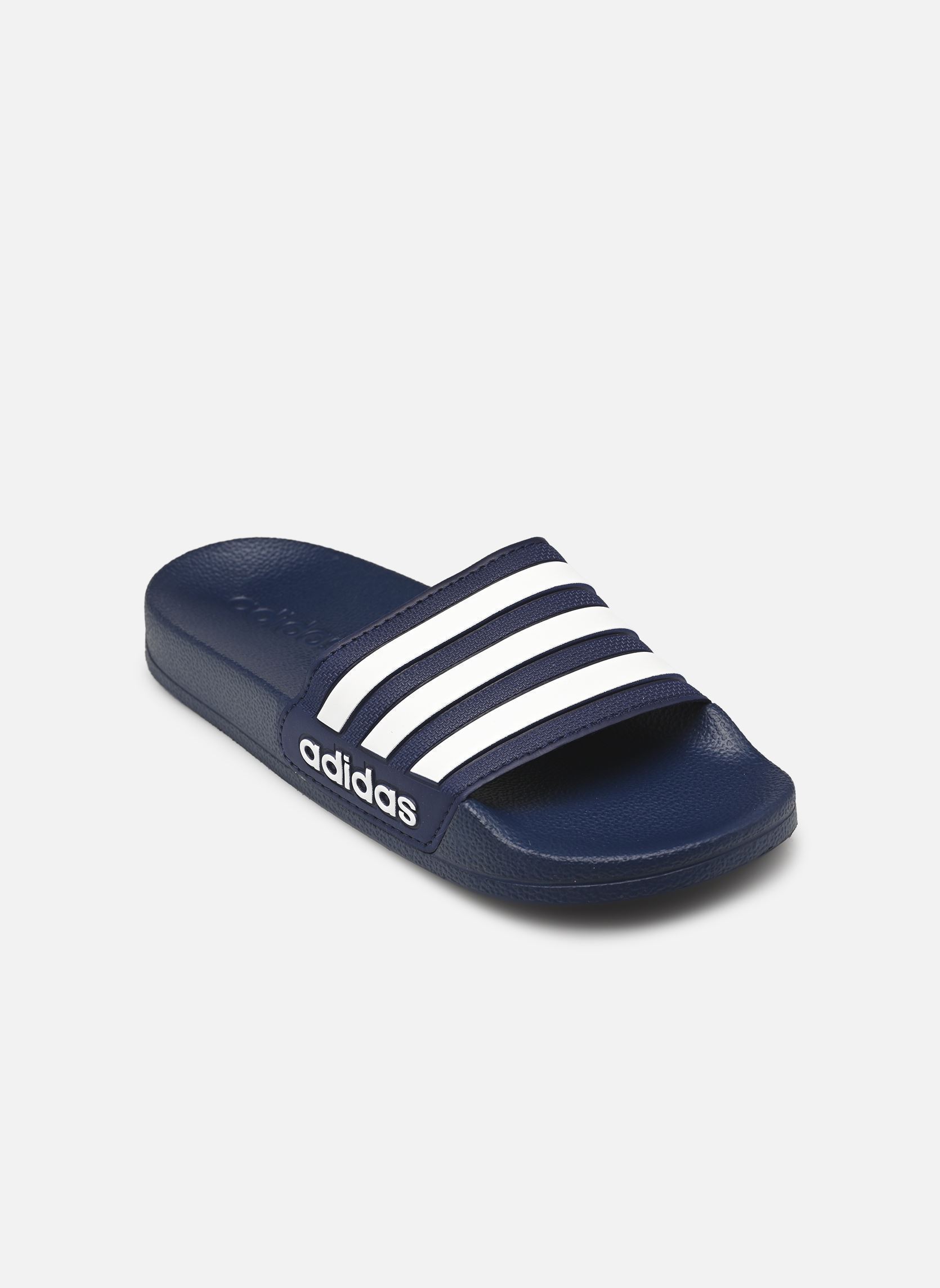 Flip-Flops und Badeschlappen Adilette Shower K blau adidas sportswear Flip-Flops und Badeschlappen Adilette Shower K blau BLEFON/FTWBLA/BLEFON